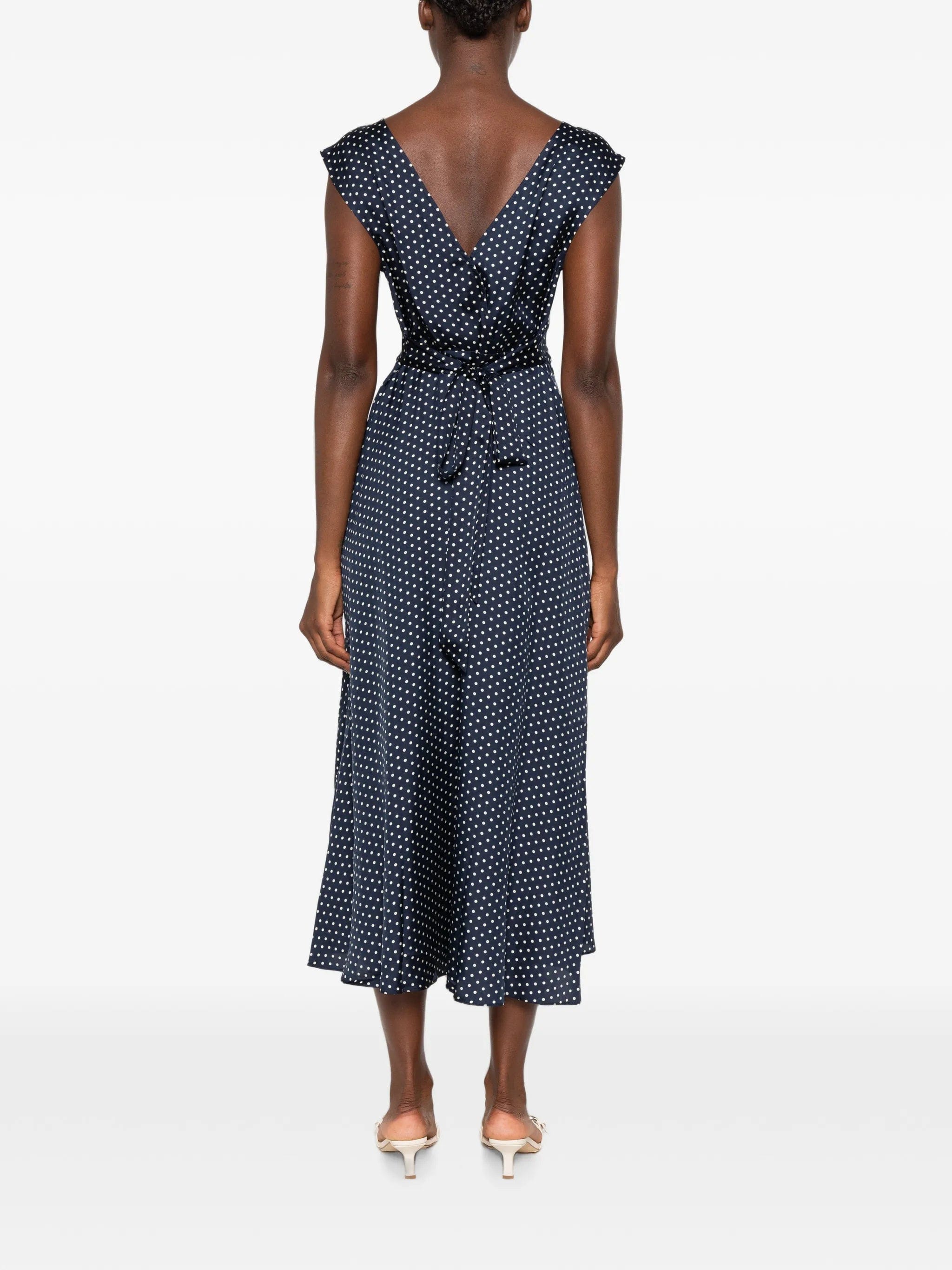 DÔEN Tahlia polka - dot midi dress