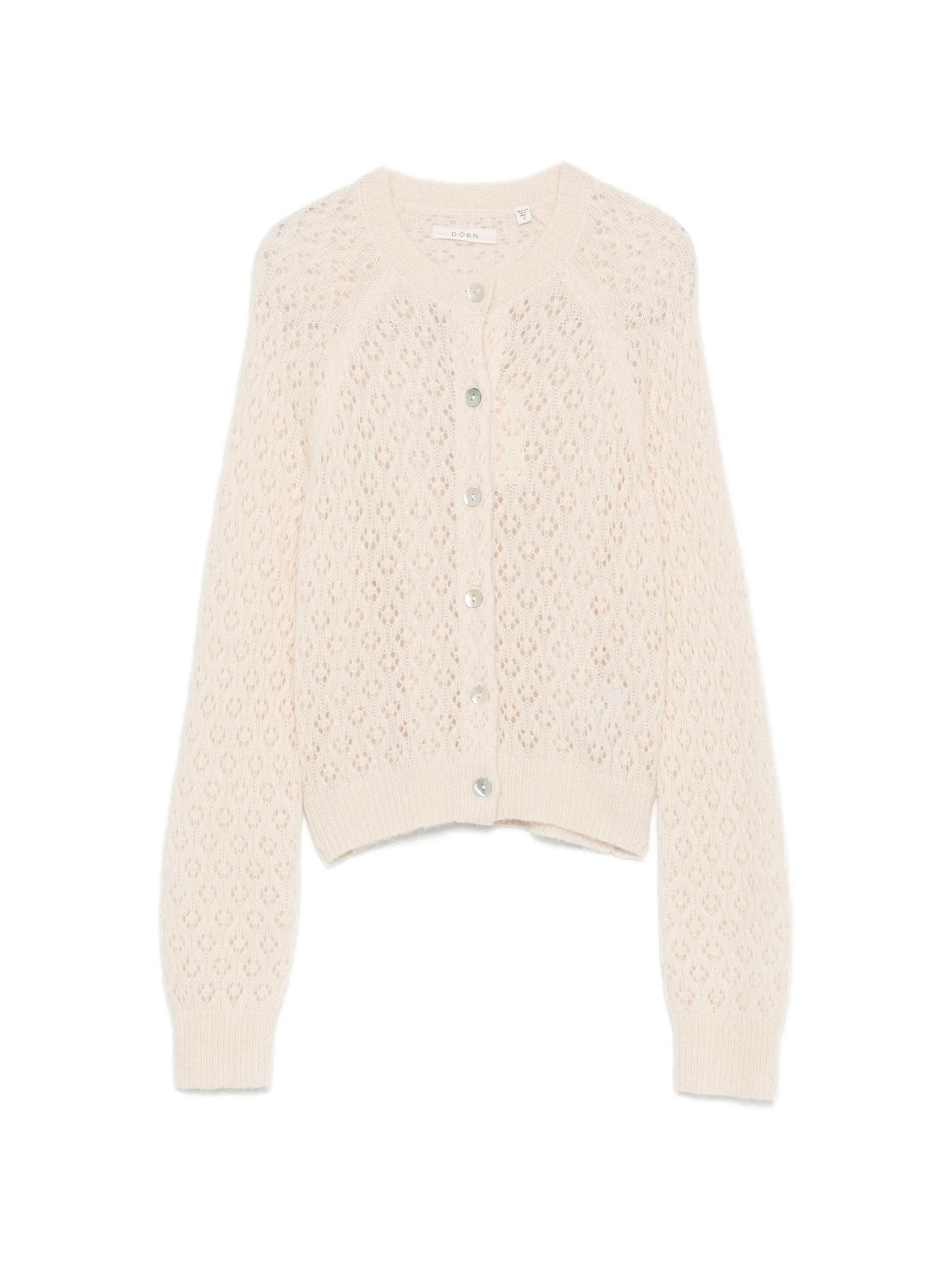 DÔEN Petra pointelle - knit cardigan