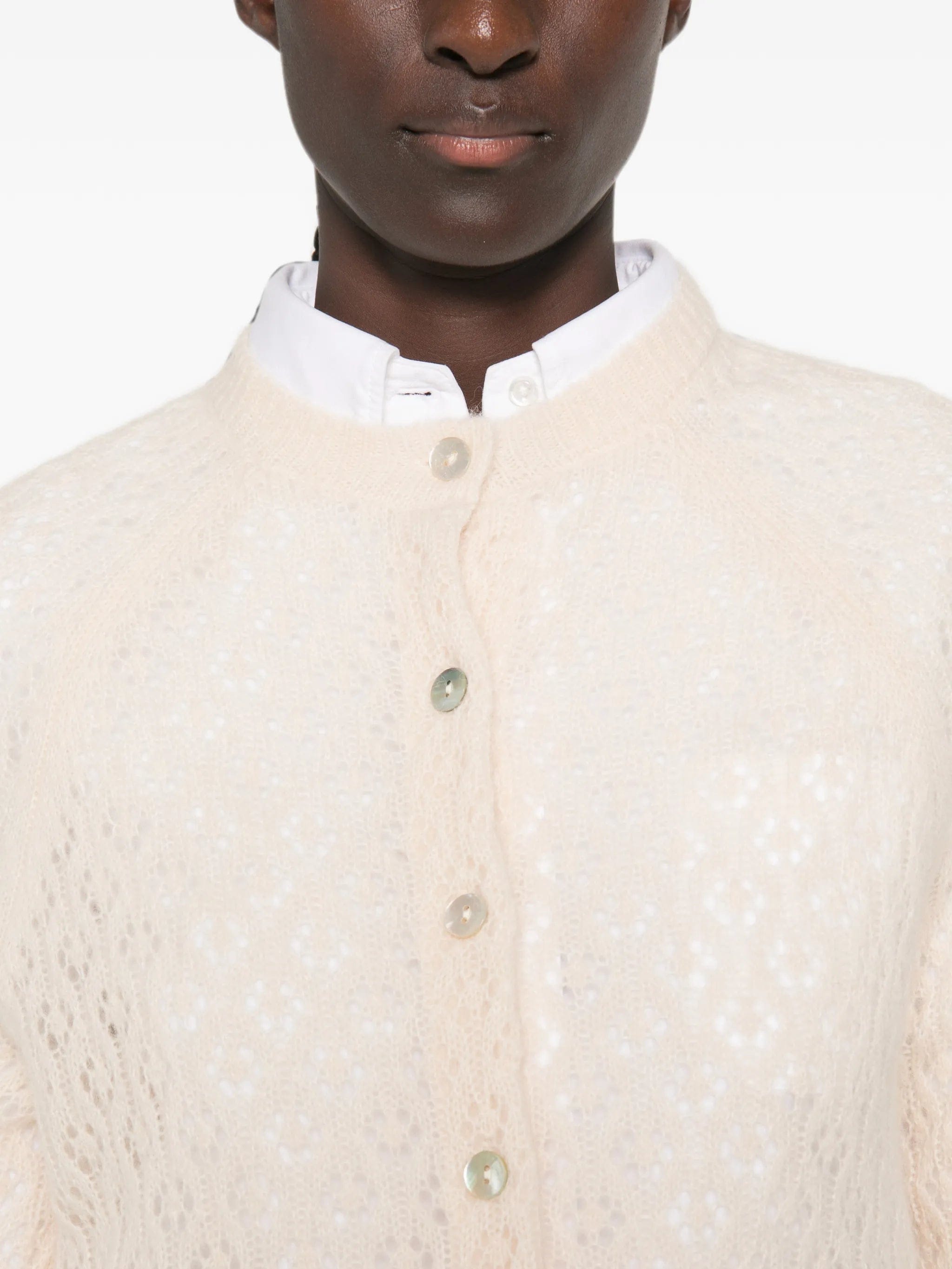 DÔEN Petra pointelle - knit cardigan