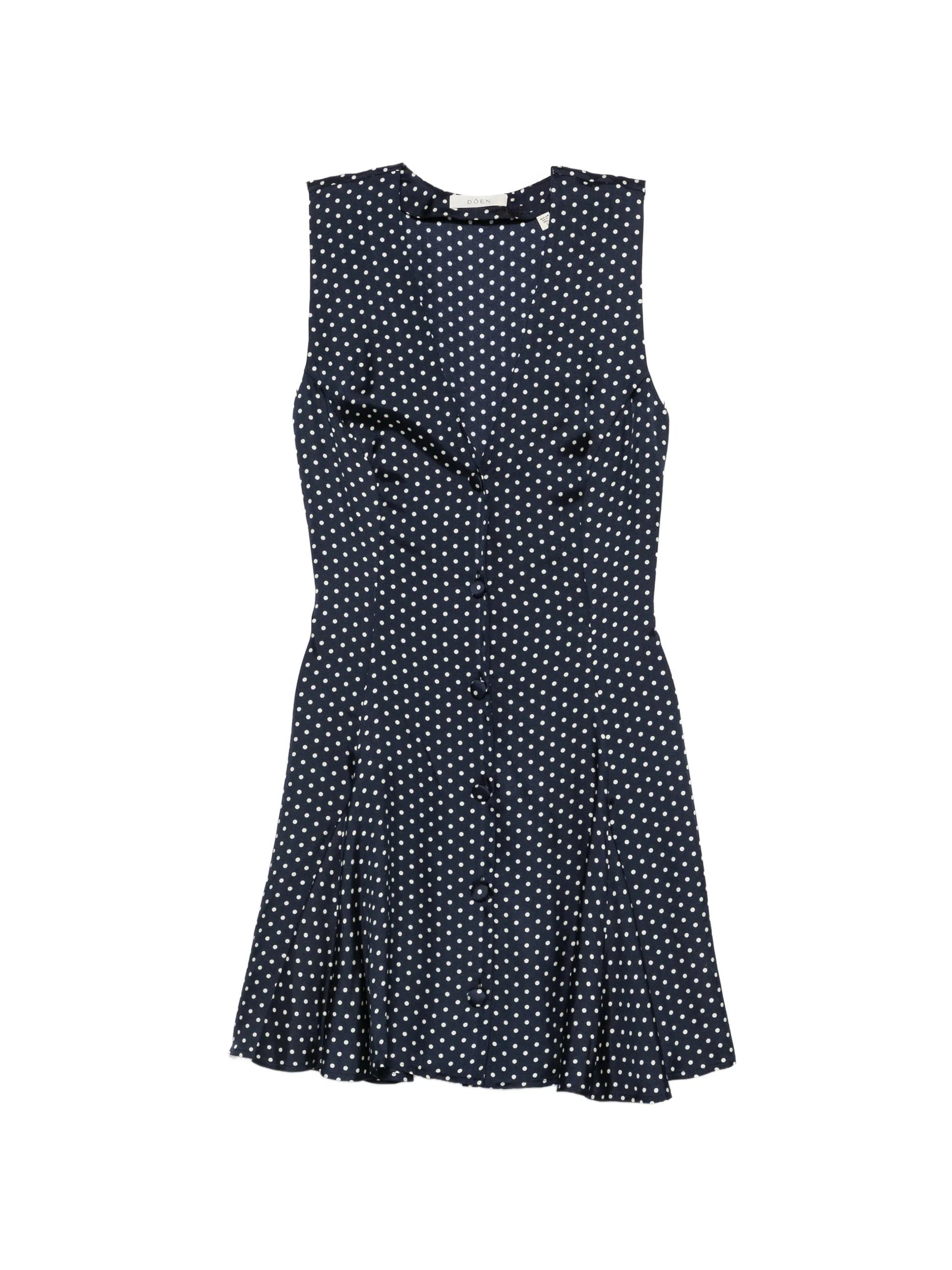 DÔEN Aubrey polka - dot mini dress