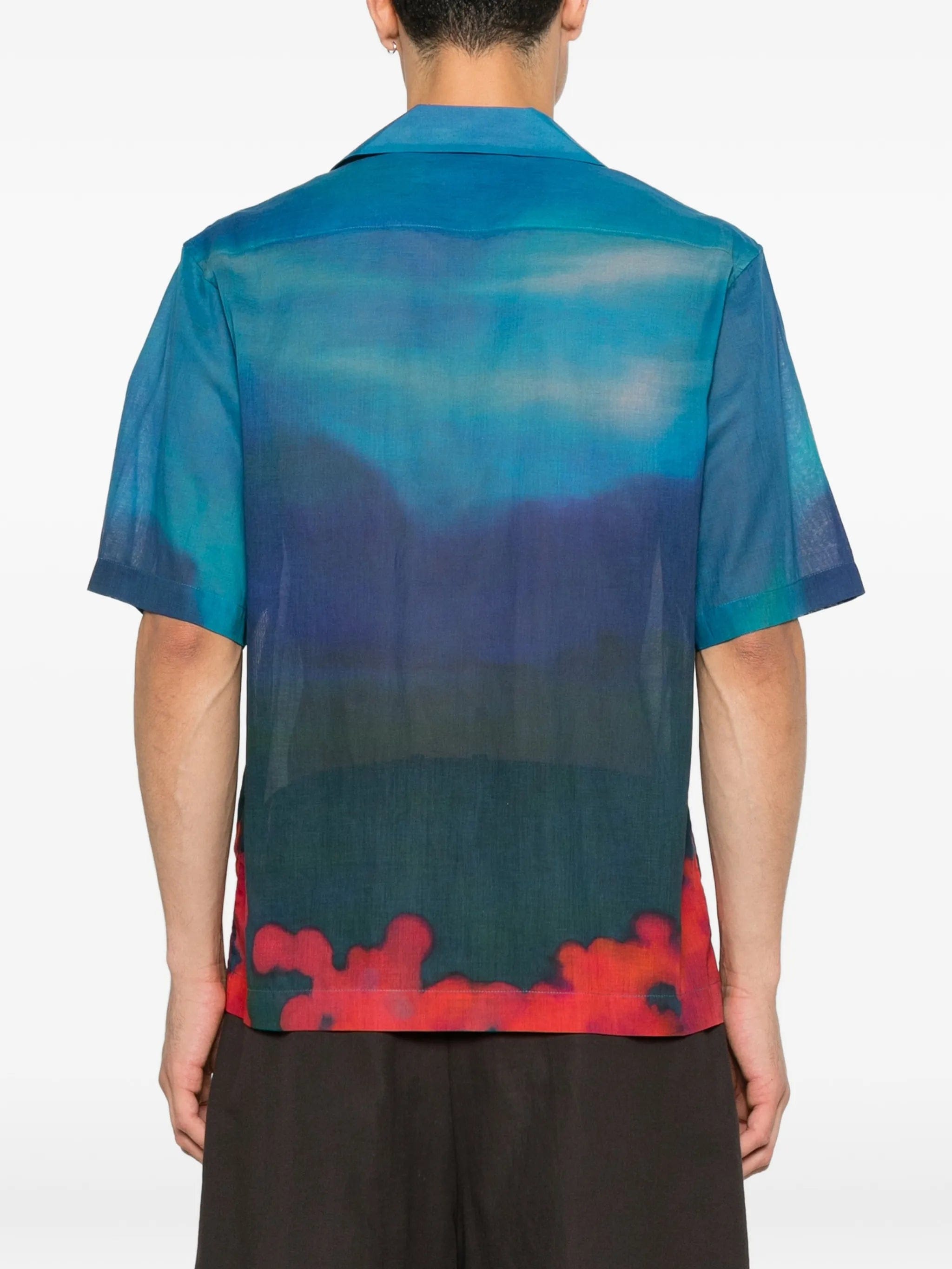 Commas Midnight Horizon camp - collar shirt