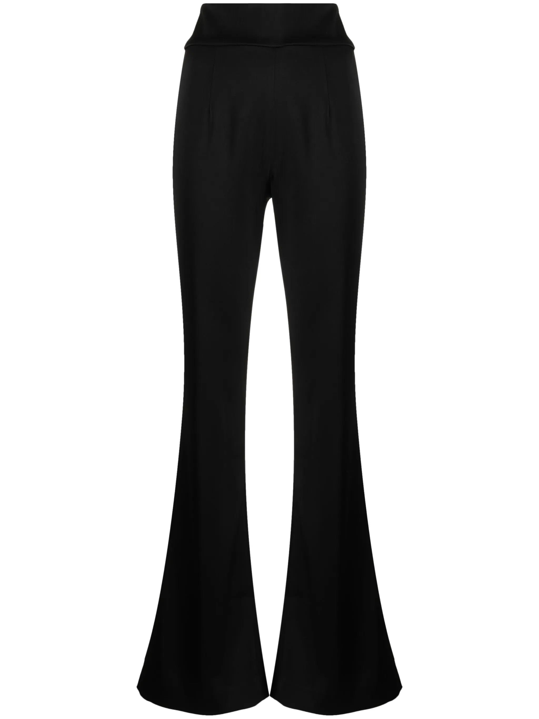 Galvan London high - waisted flared trousers