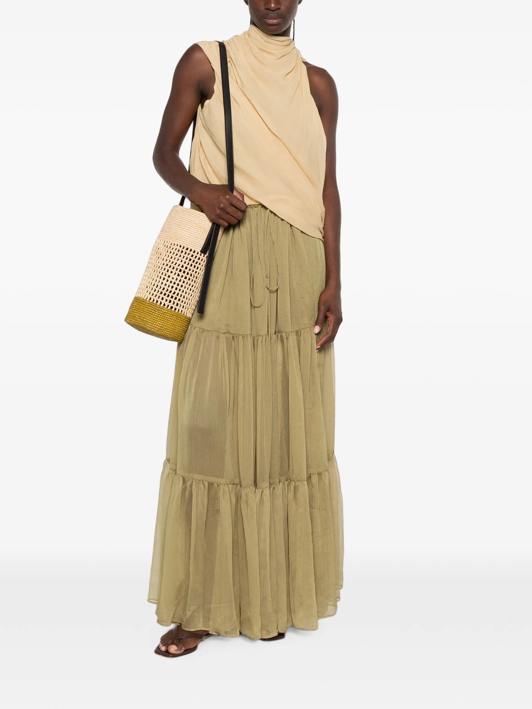 Arcina ORI Sabrina tiered maxi skirt