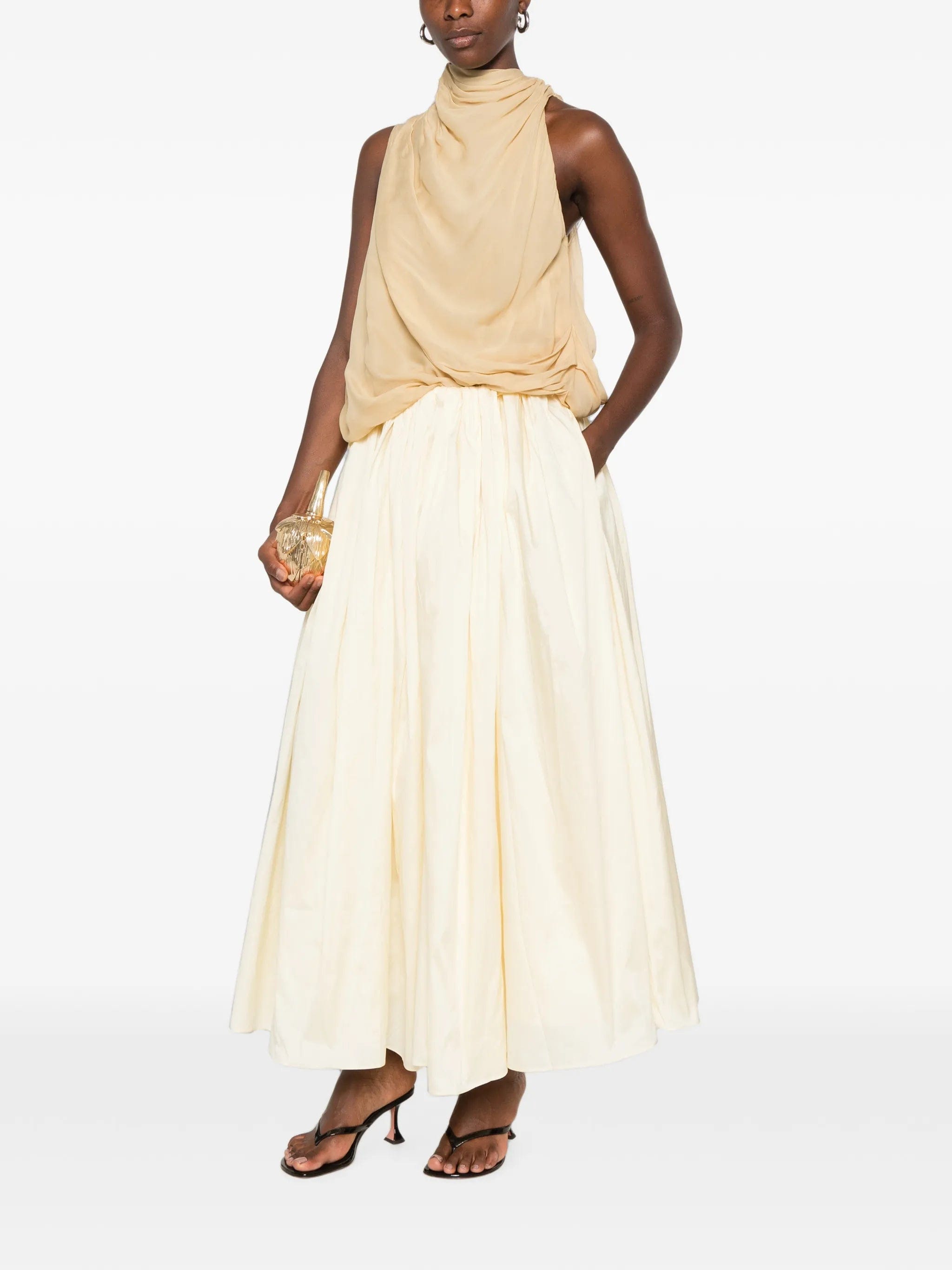 Abadia Elodie midi skirt