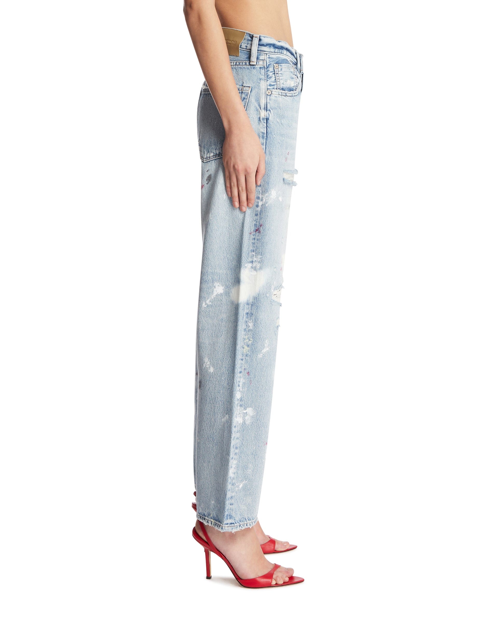 Needby Vintage Jeans Distressed Blu