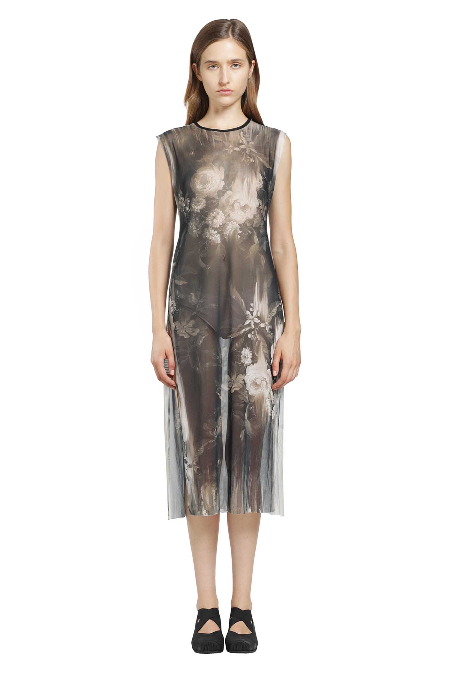 IA London Moonlight Roses Sheer Dress