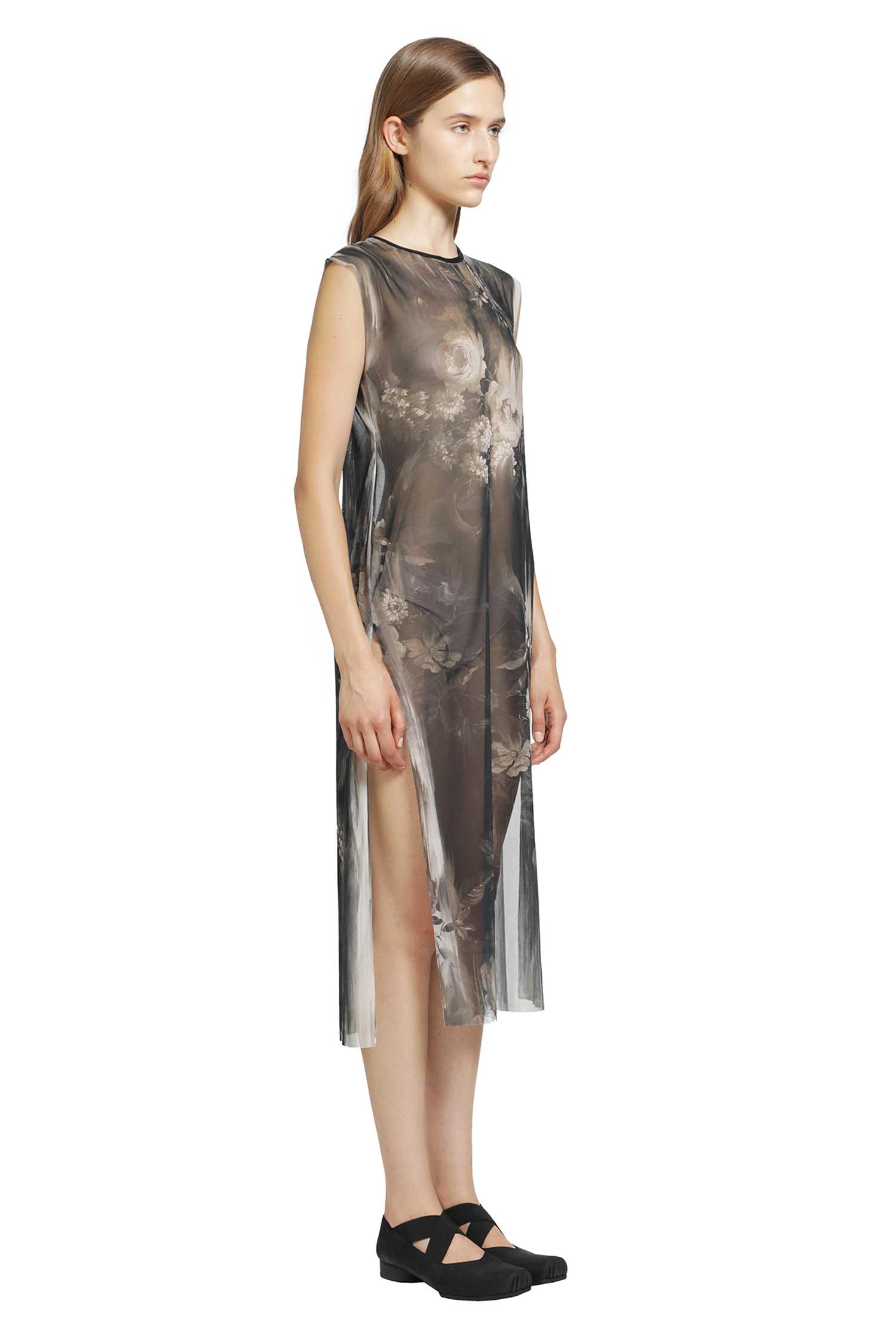 IA London Moonlight Roses Sheer Dress