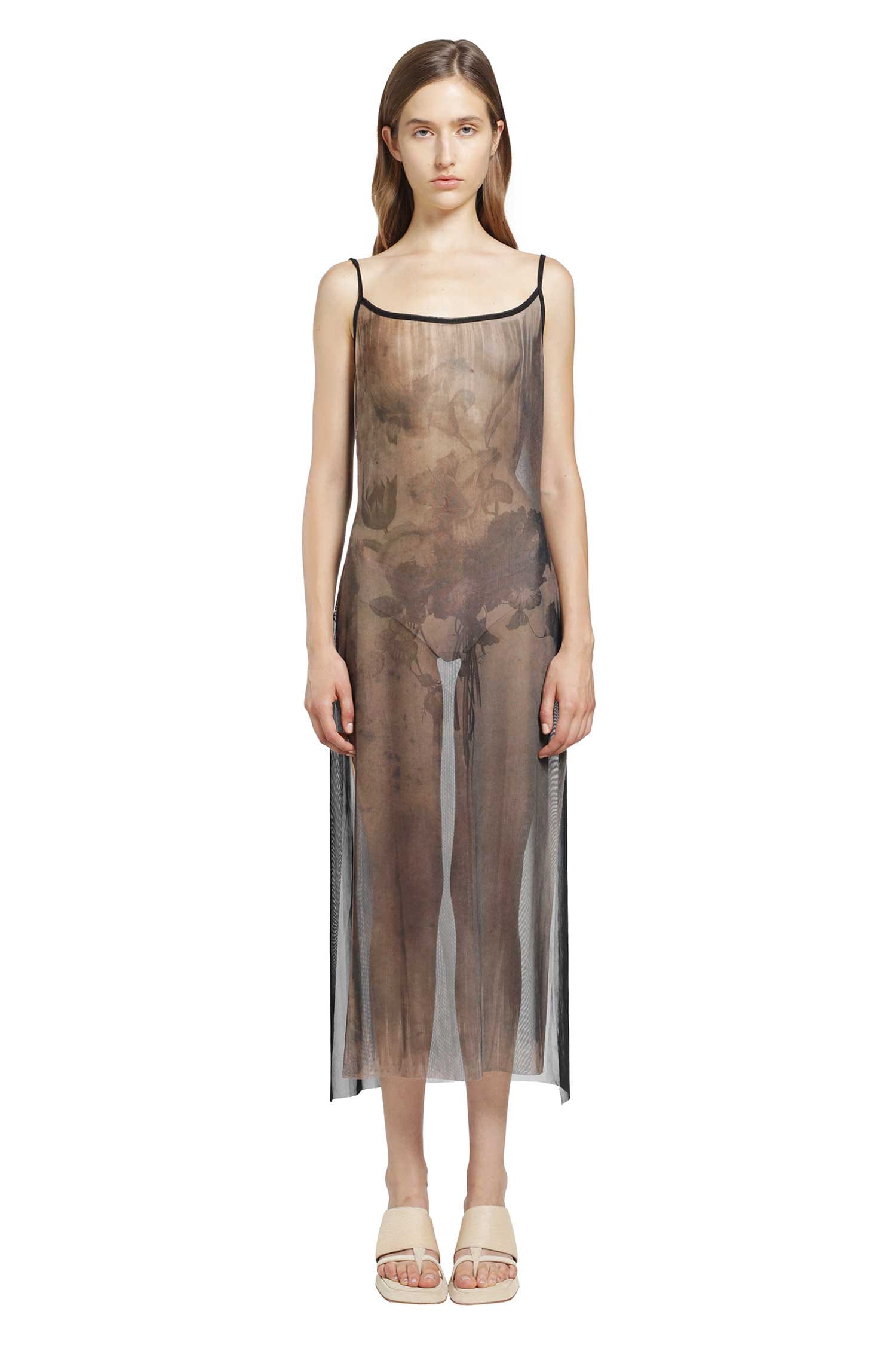 IA London Sheer Slip Midi Dress