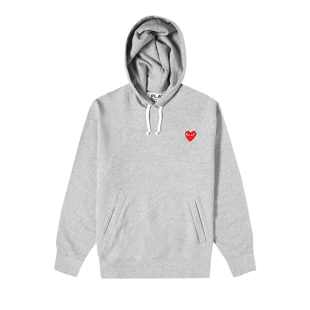 Comme des Garçons Play Hoodie Grey