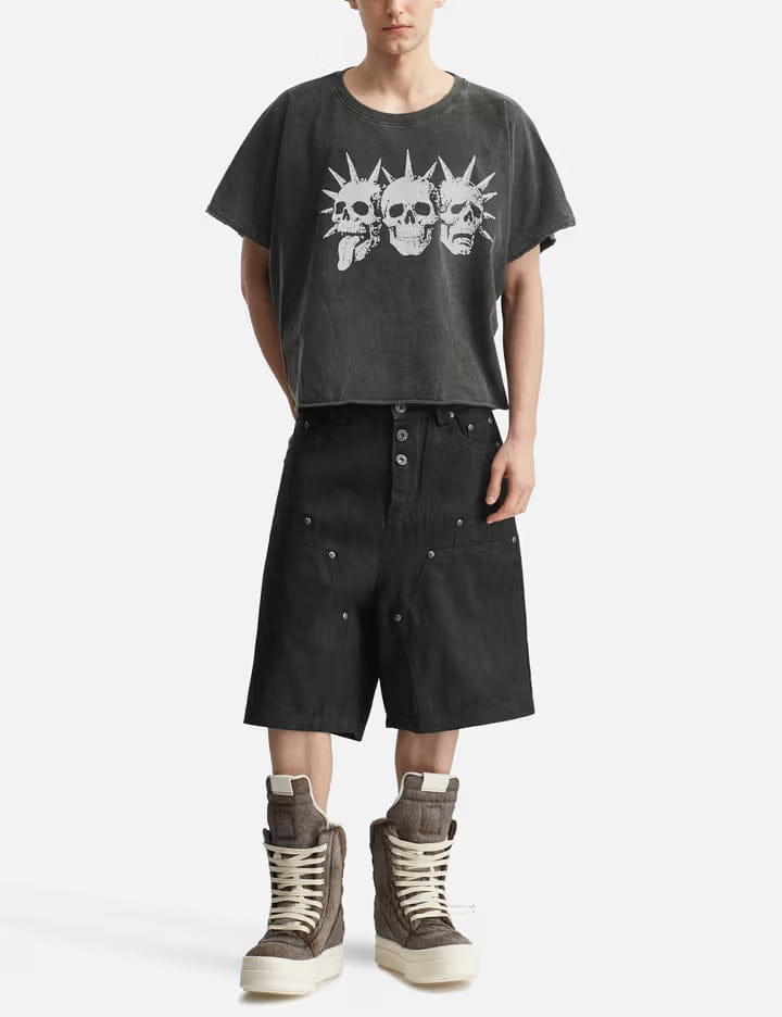 Thought We Friends Rexel Waxed Double Knee Work Jorts