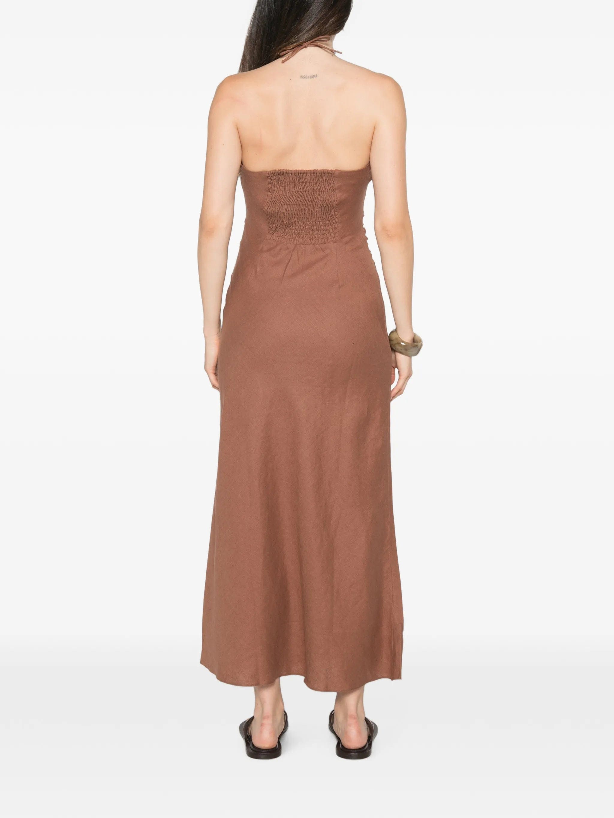 Faithfull Natalia beaded - halterneck midi dress