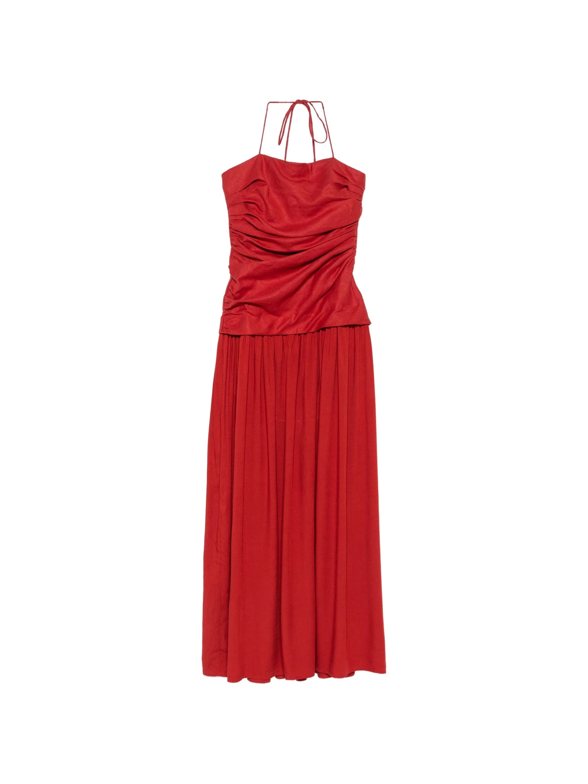 Faithfull Notte ruched - bodice maxi dress
