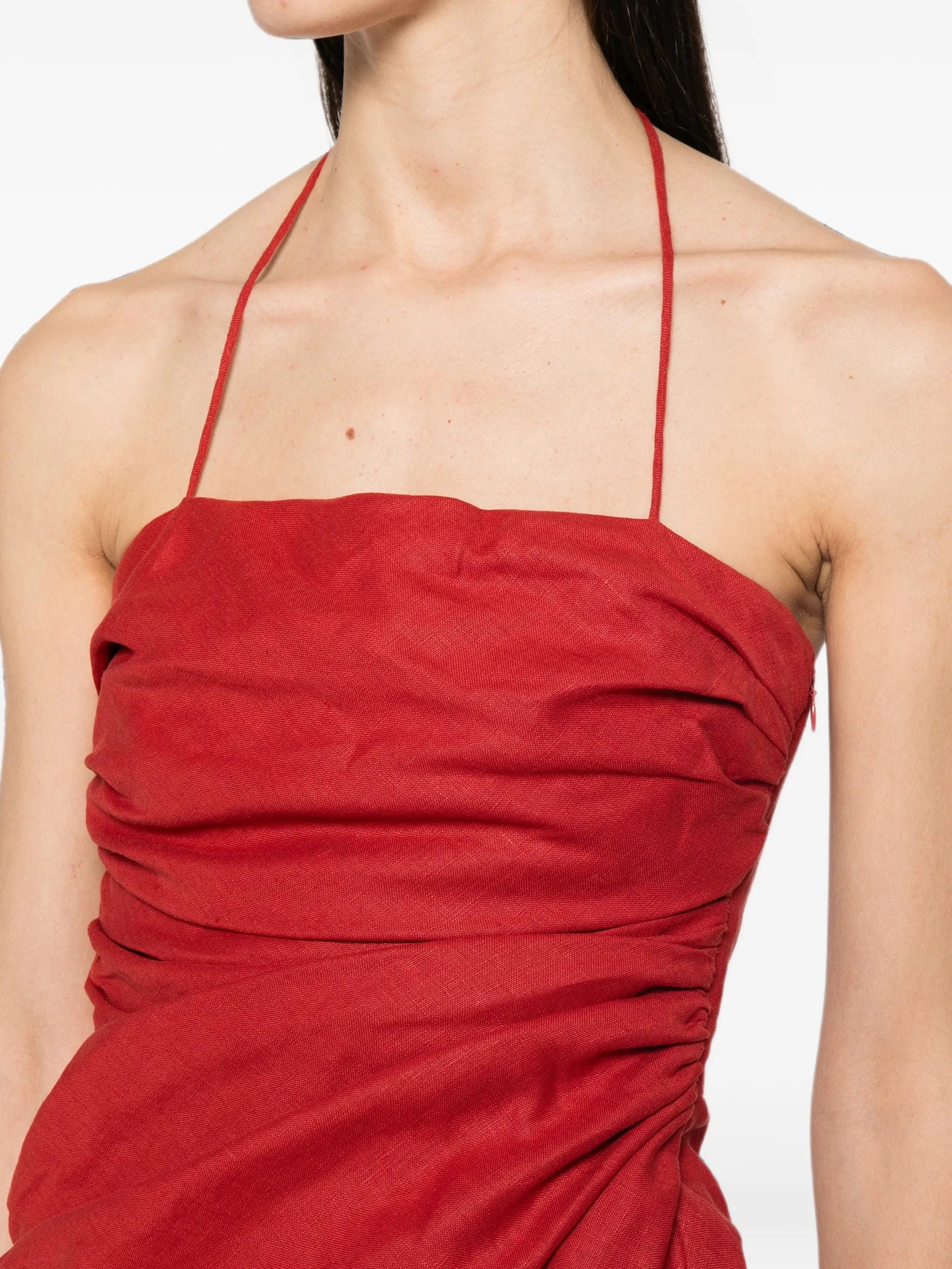 Faithfull Notte ruched - bodice maxi dress