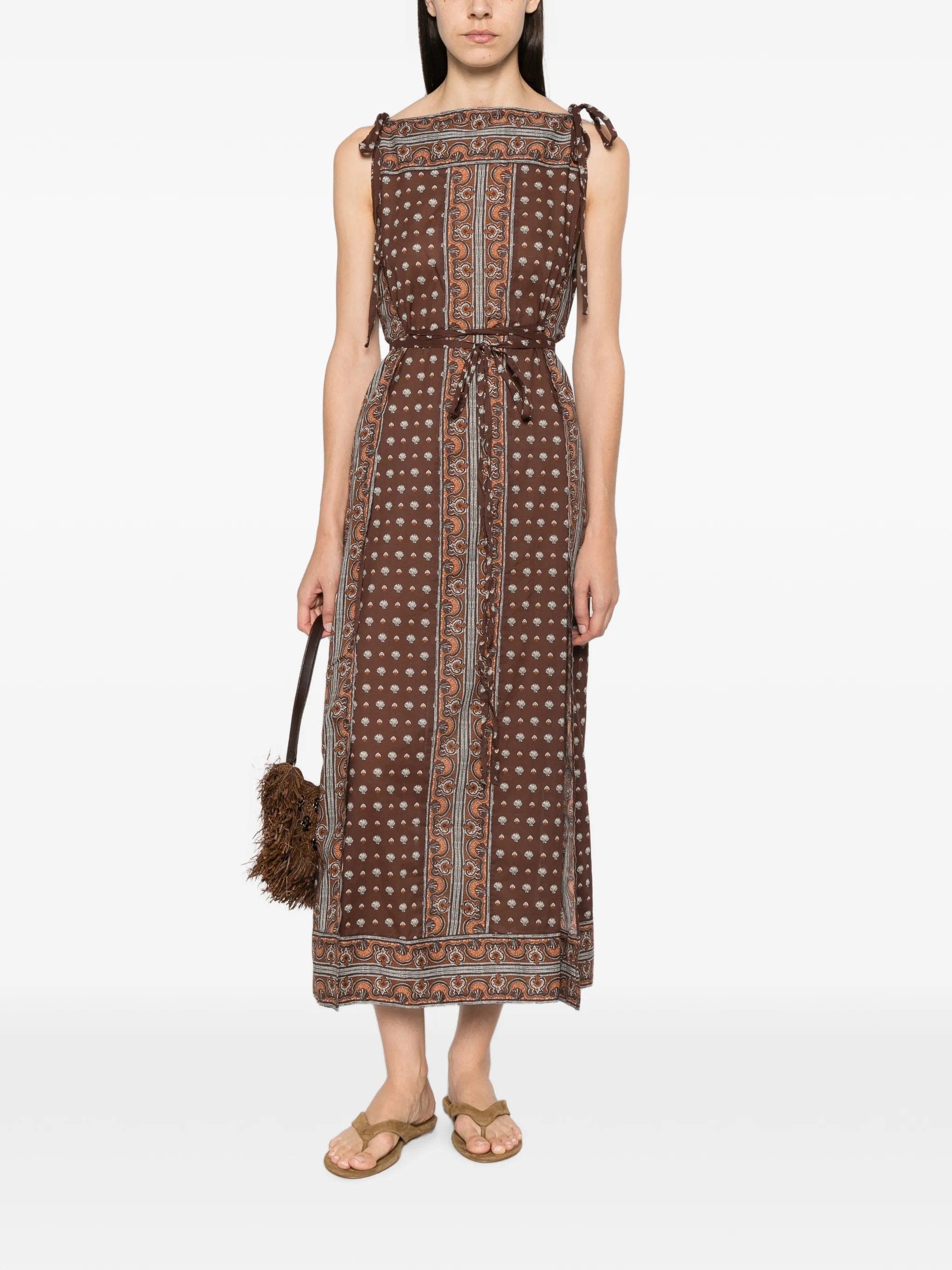 DÔEN Amarante midi dress