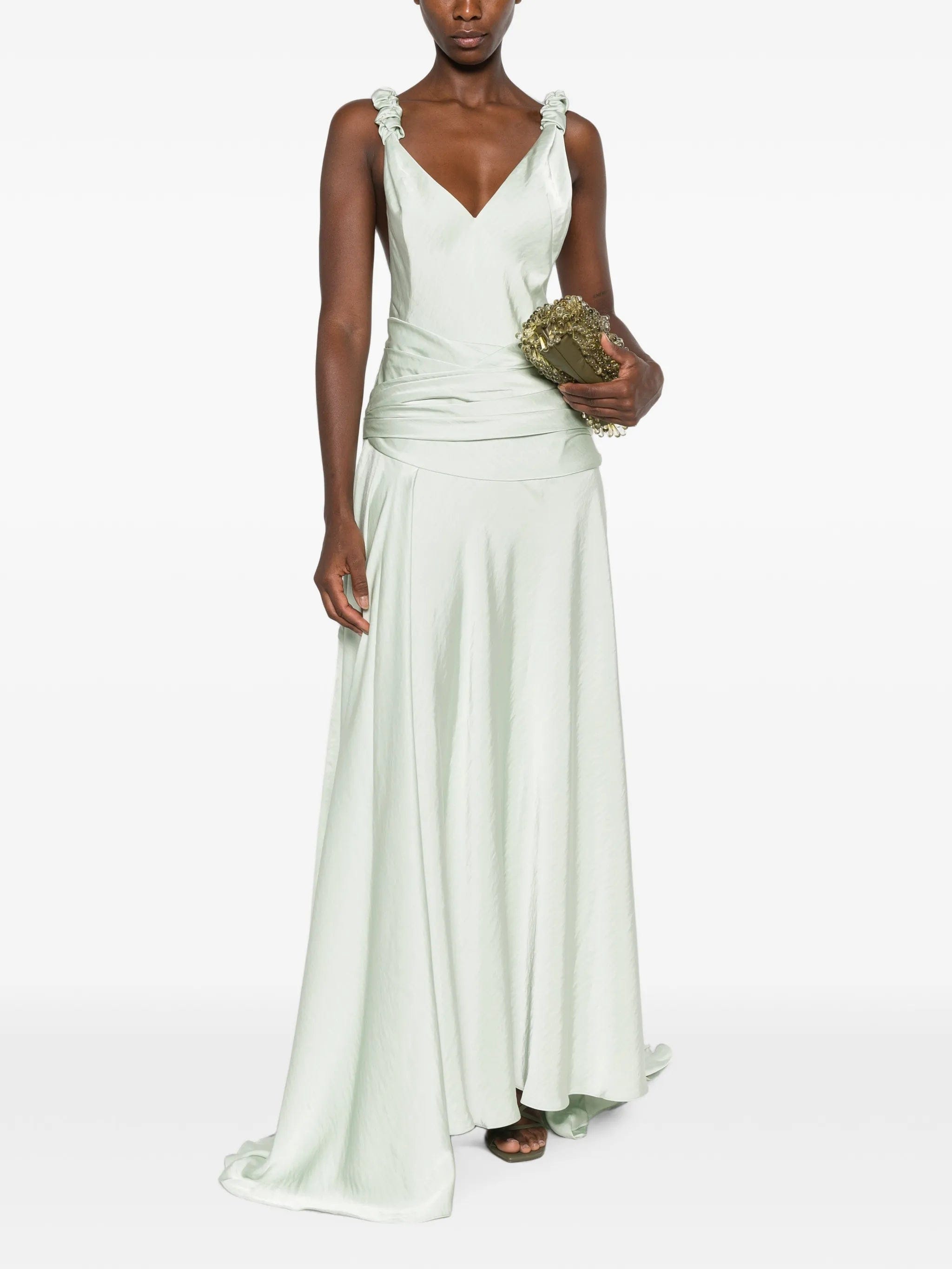 Arcina ORI Madalena ruched - strap maxi dress