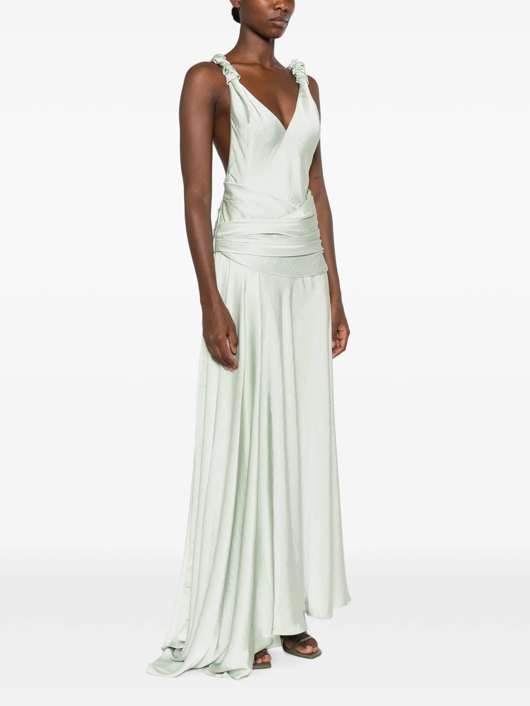 Arcina ORI Madalena ruched - strap maxi dress