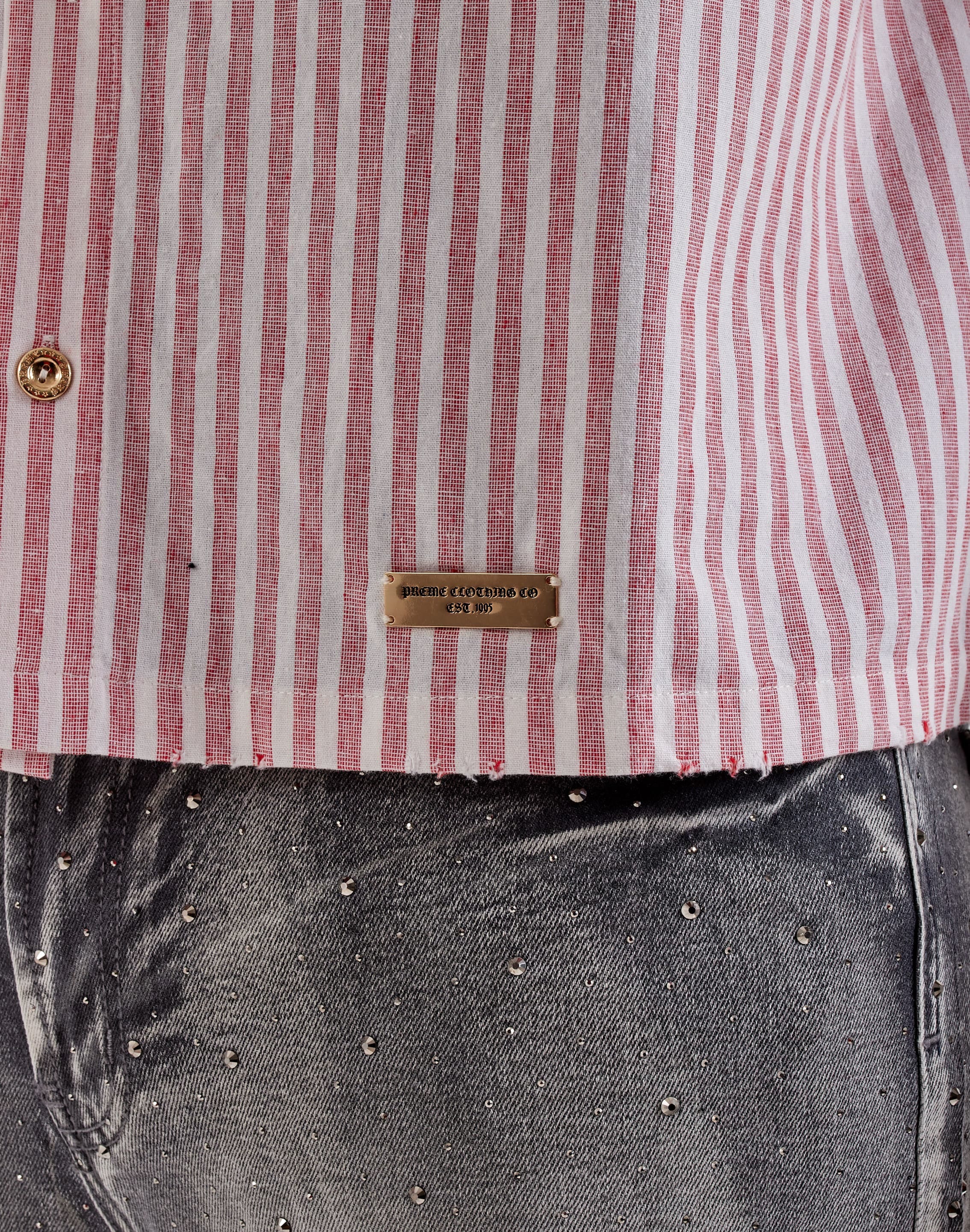 Preme Colt 45 Woven Short - Sleeve Button Shirt