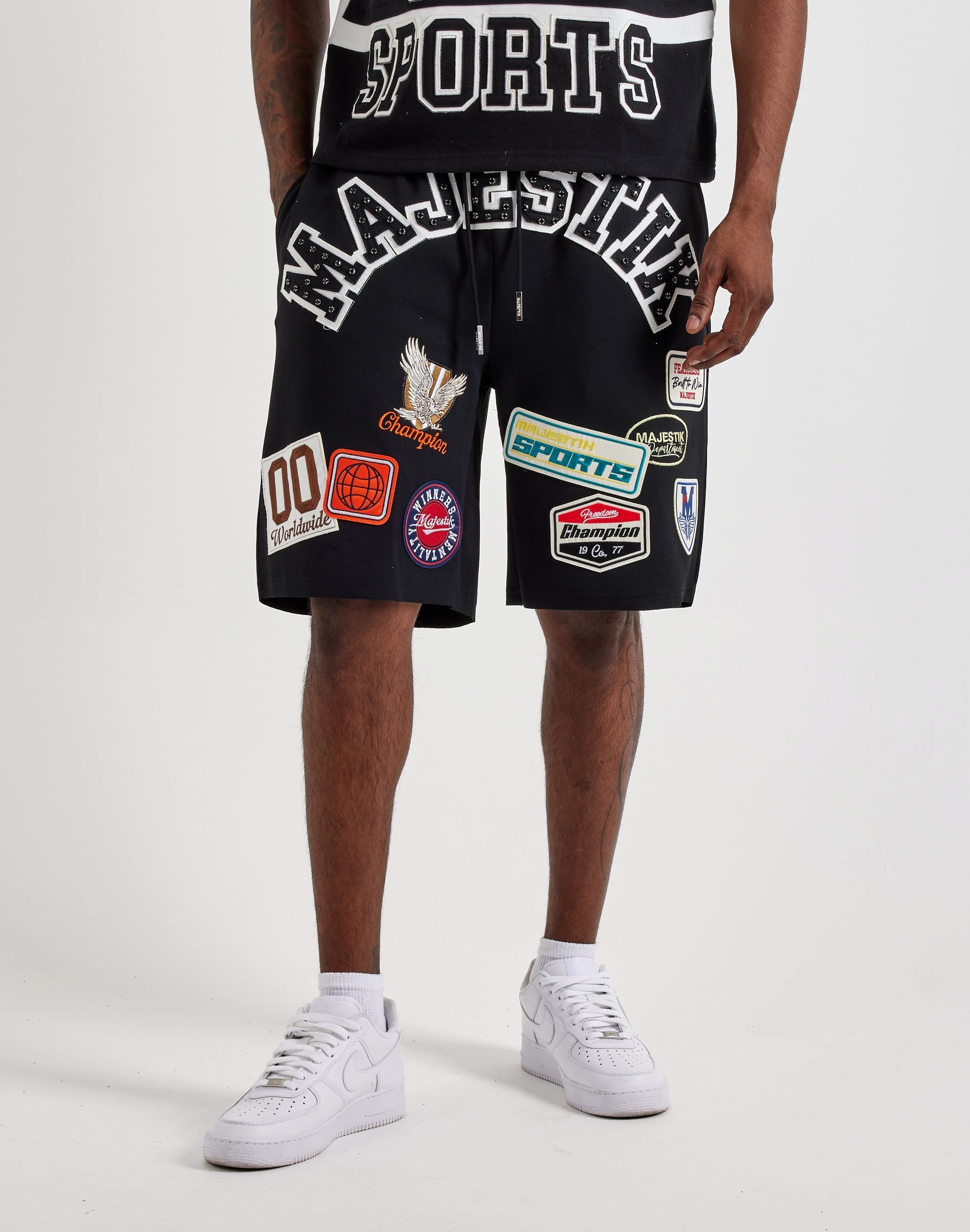 Majestik Patch Fleece Shorts