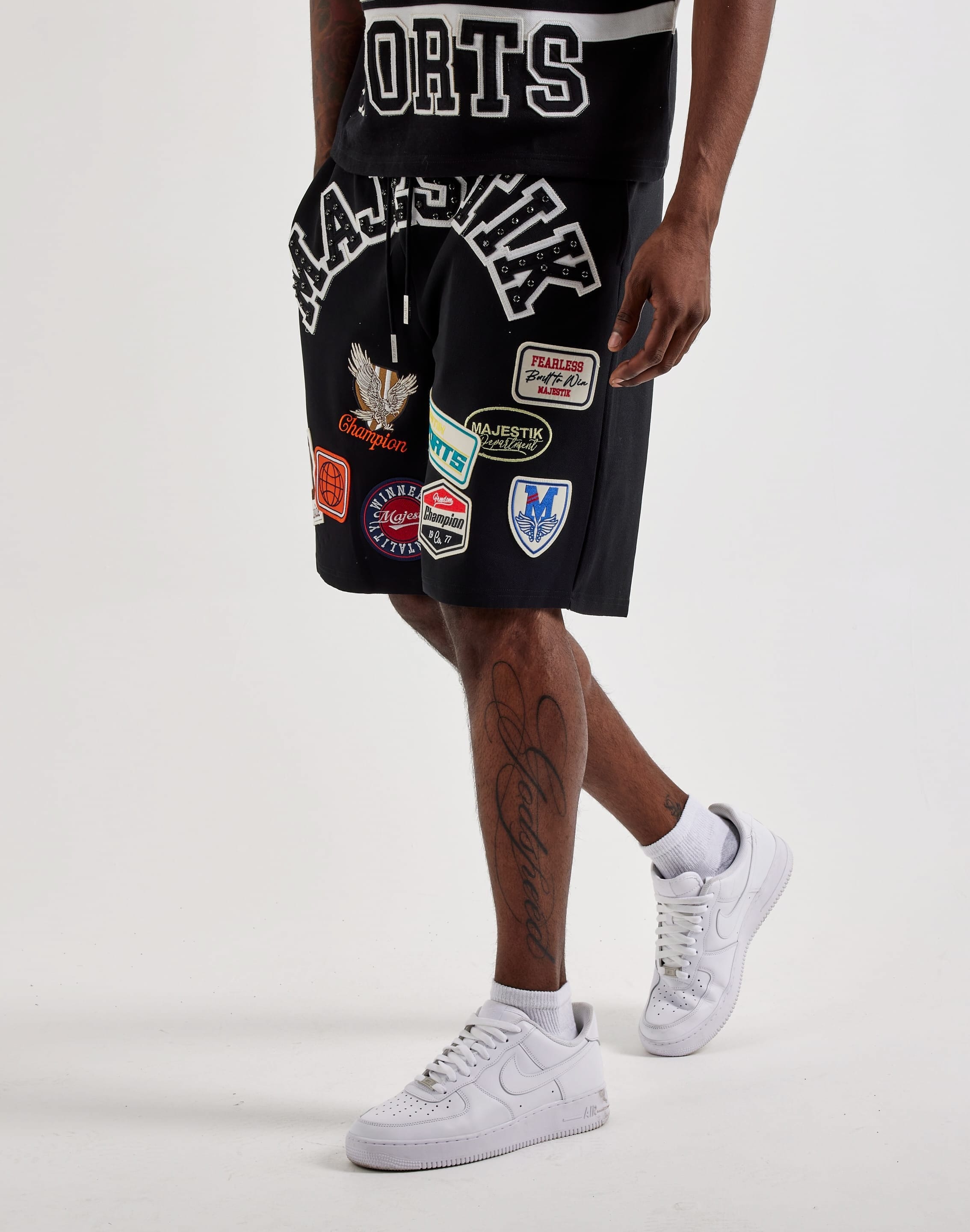 Majestik Patch Fleece Shorts