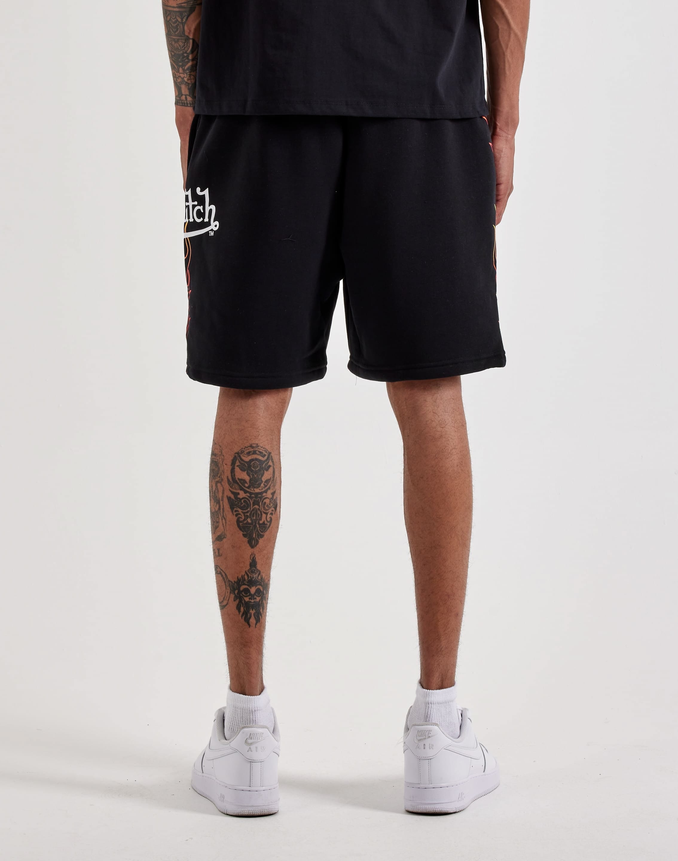 Von Dutch Originals Flame Fleece Shorts