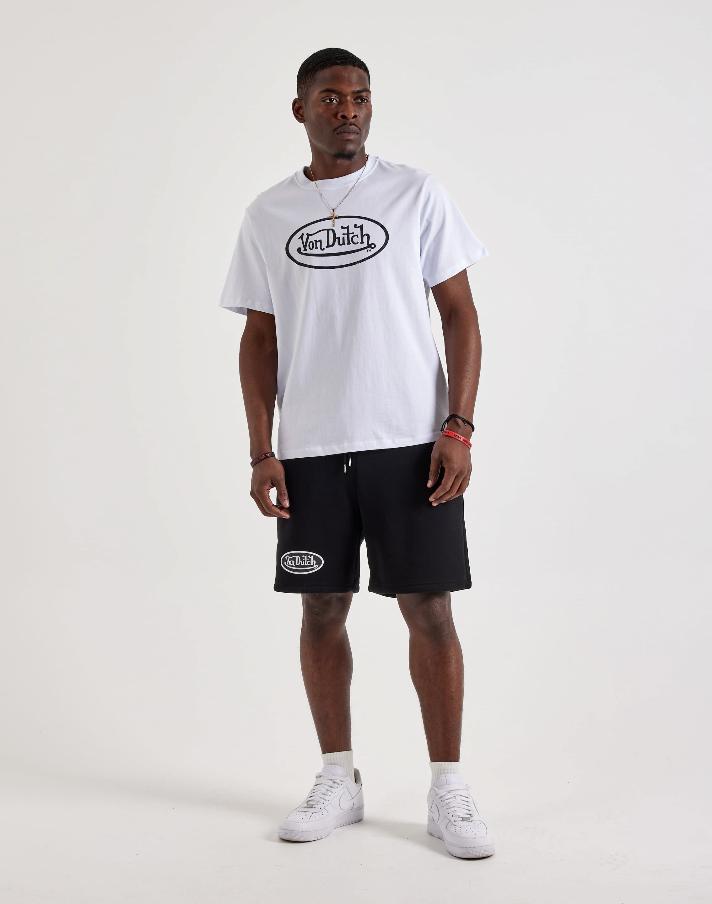 Von Dutch Classic Logo Fleece Sweat Shorts
