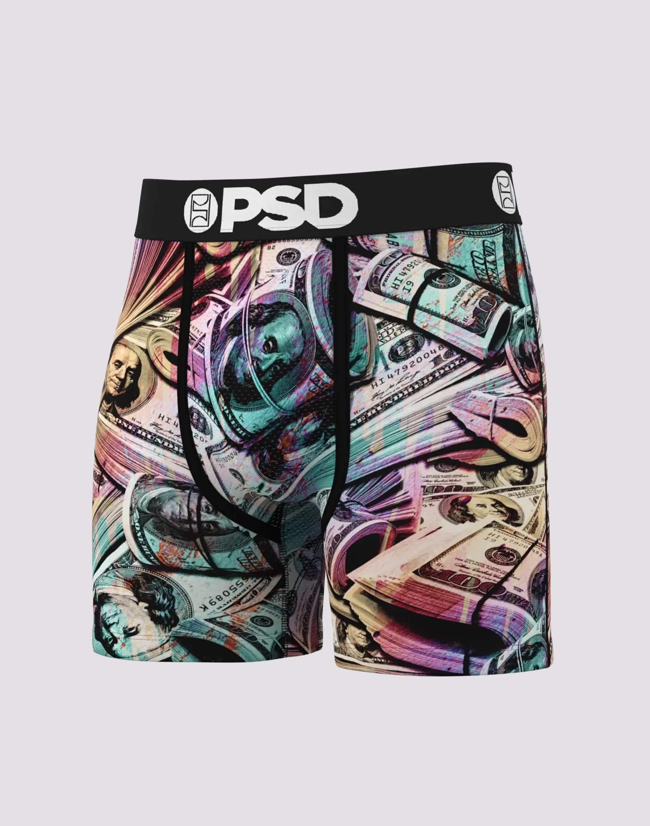 Psd Underwear Money Chalk Boxer Briefs