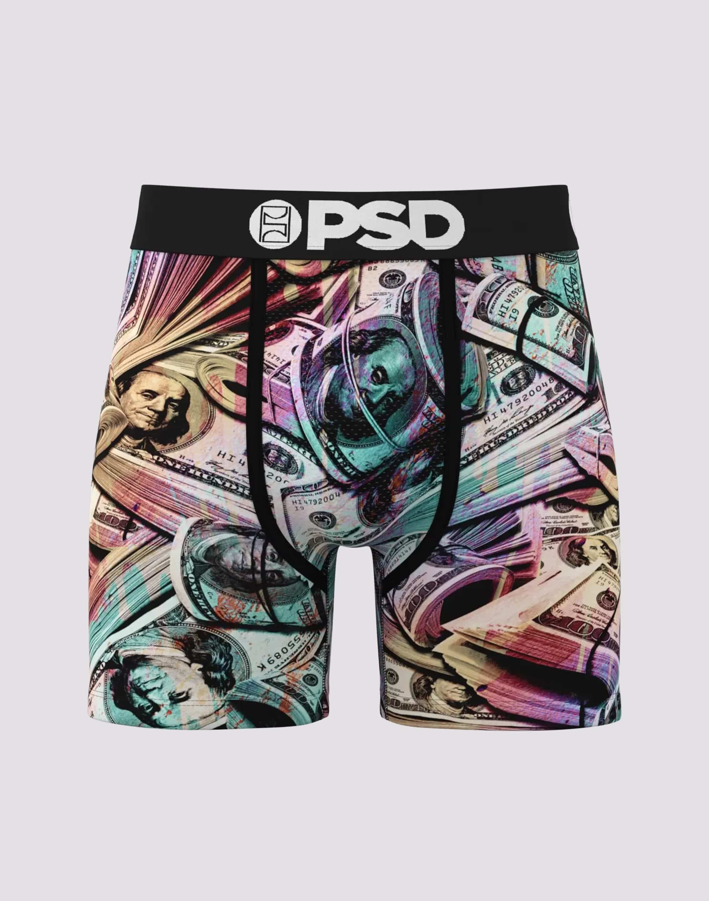 Psd Underwear Money Chalk Boxer Briefs