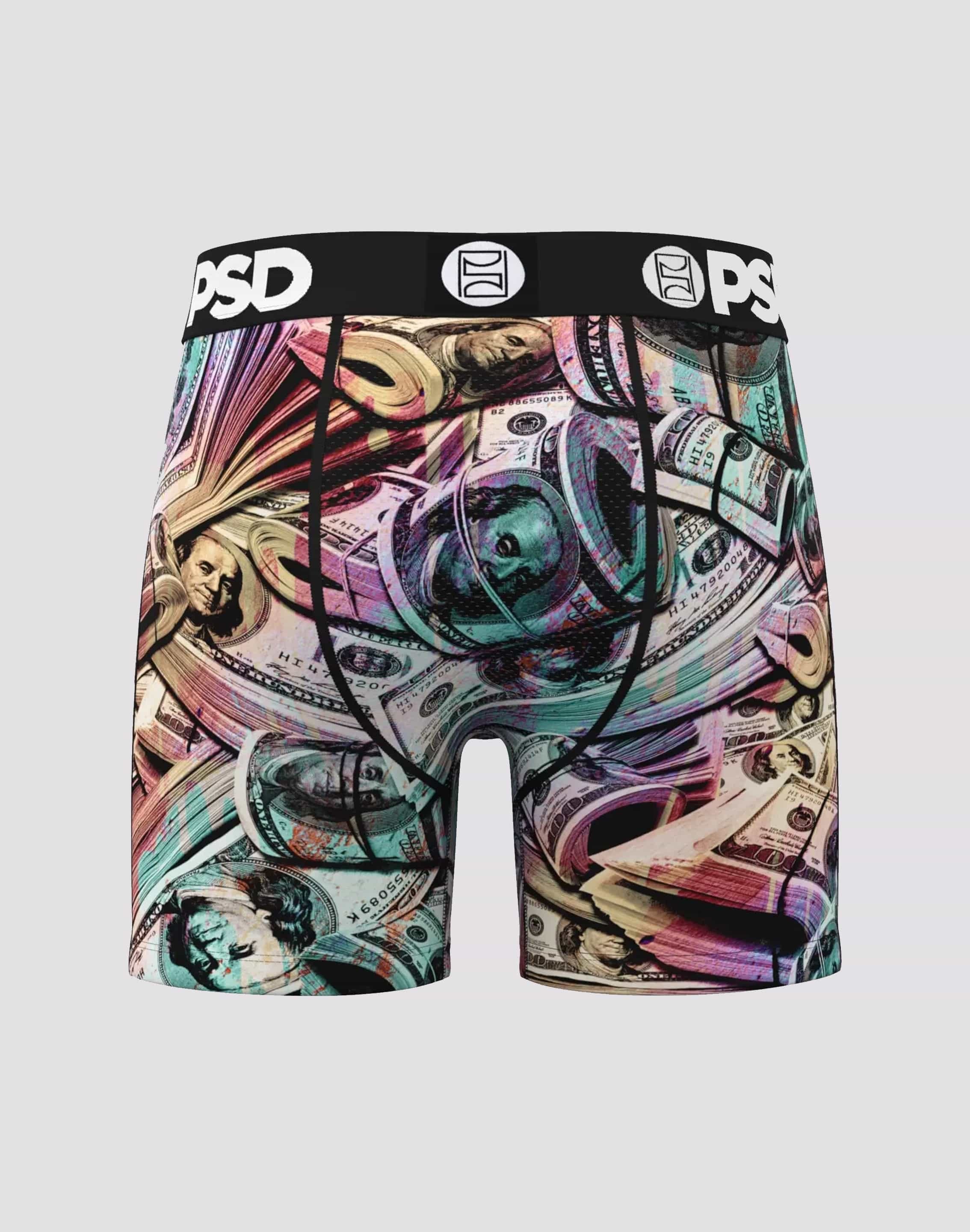 Psd Underwear Money Chalk Boxer Briefs