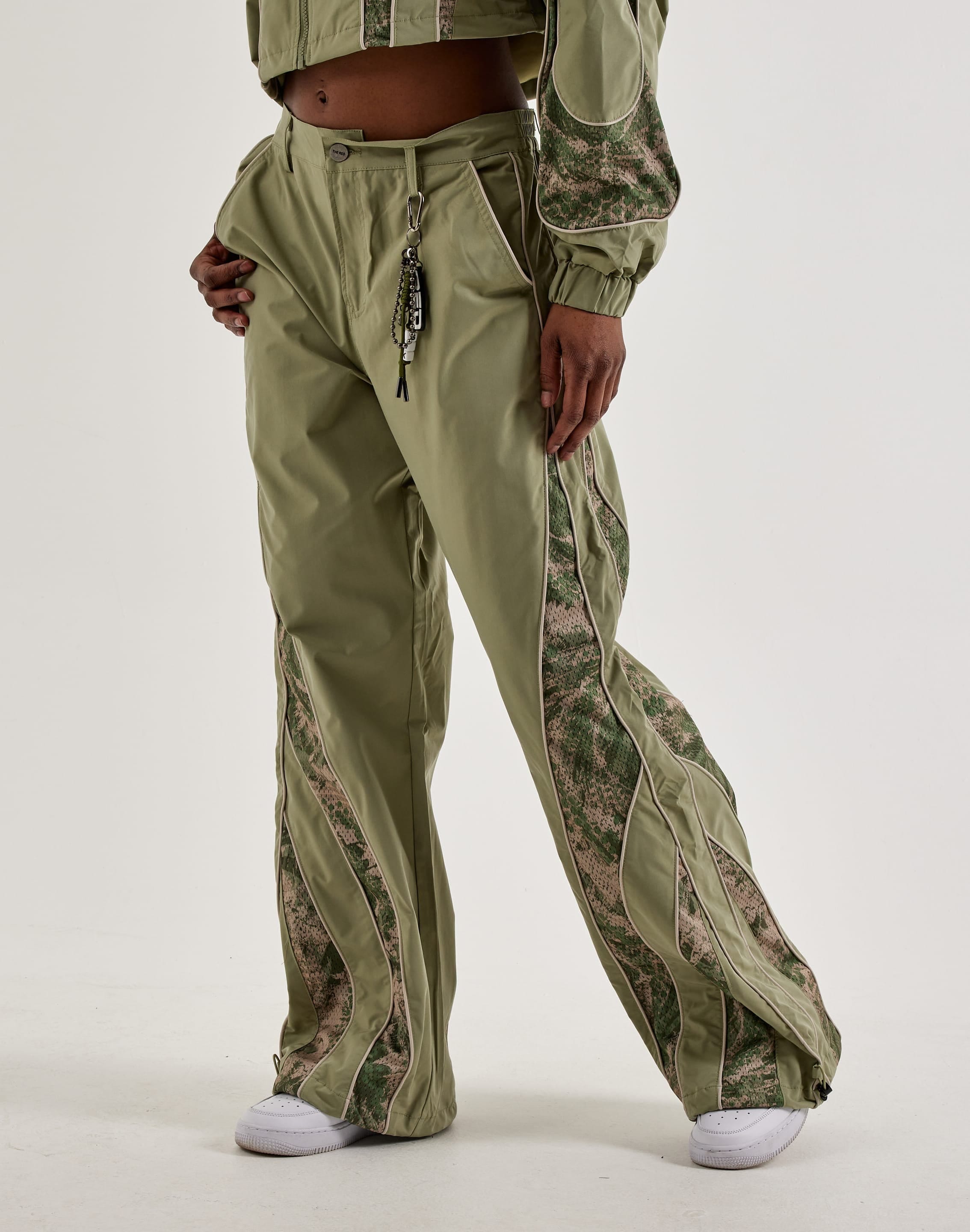 Smoke Rise Wide - Leg Nylon Pants