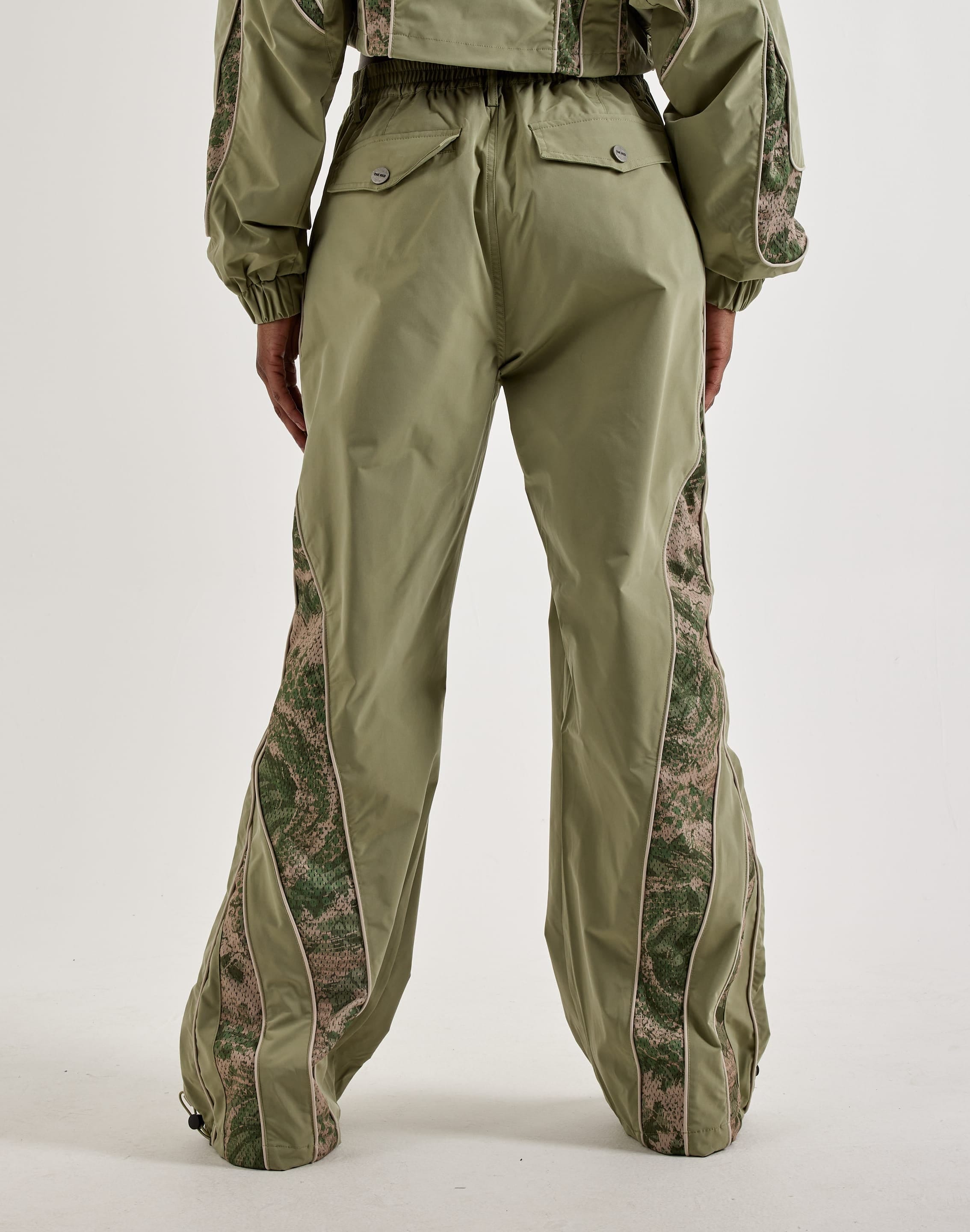 Smoke Rise Wide - Leg Nylon Pants