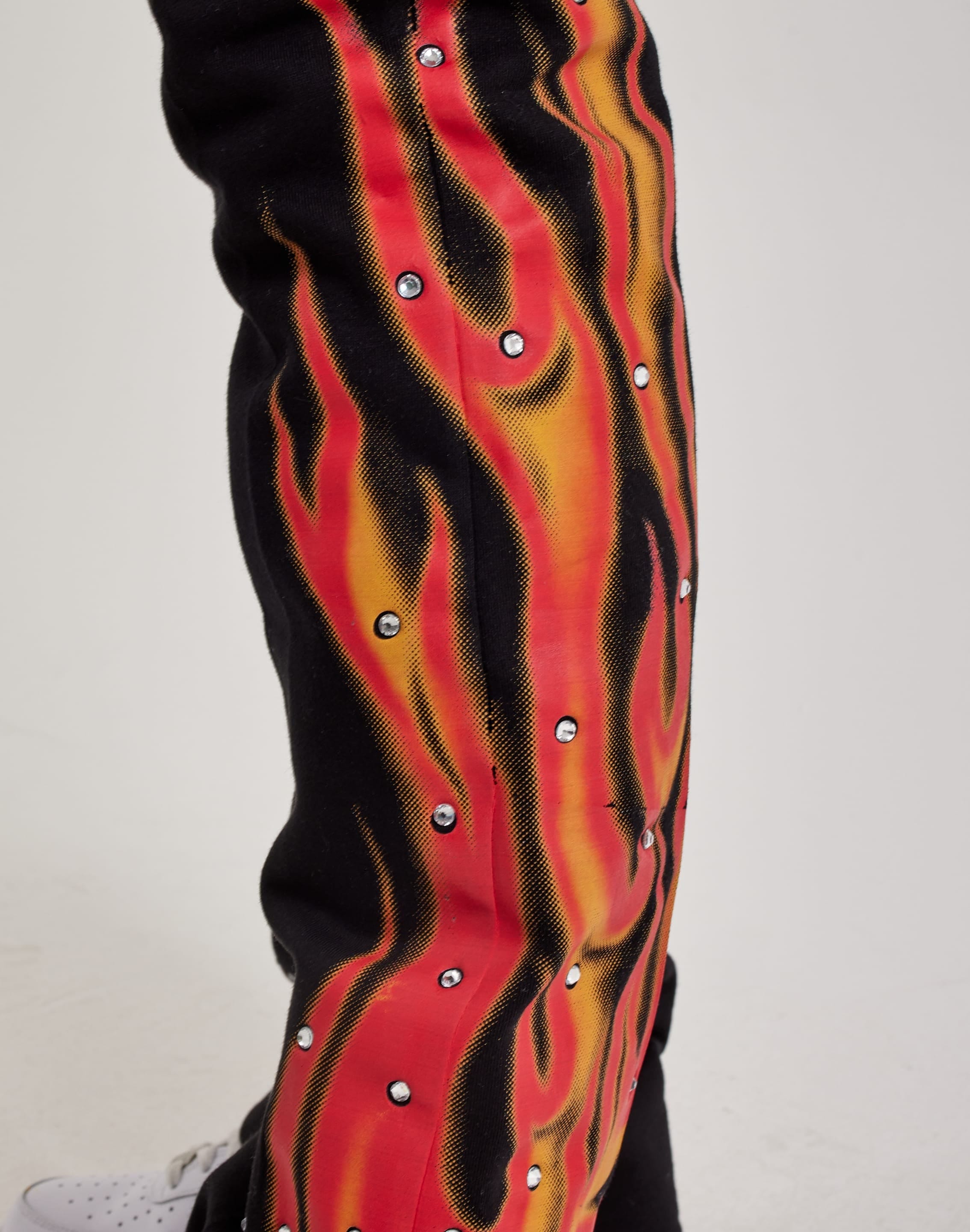 Roku Studio Airbrush Flame Pants