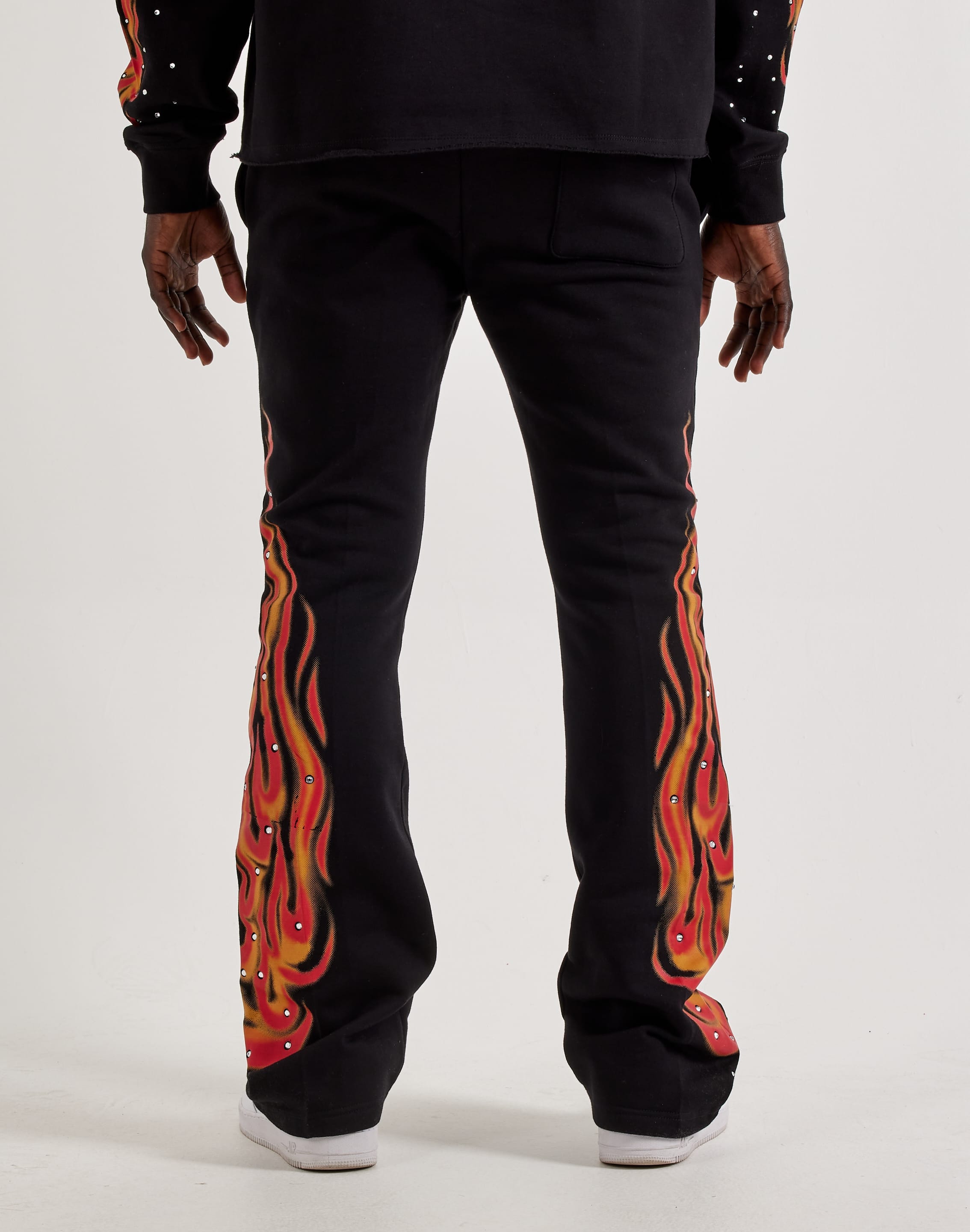 Roku Studio Airbrush Flame Pants