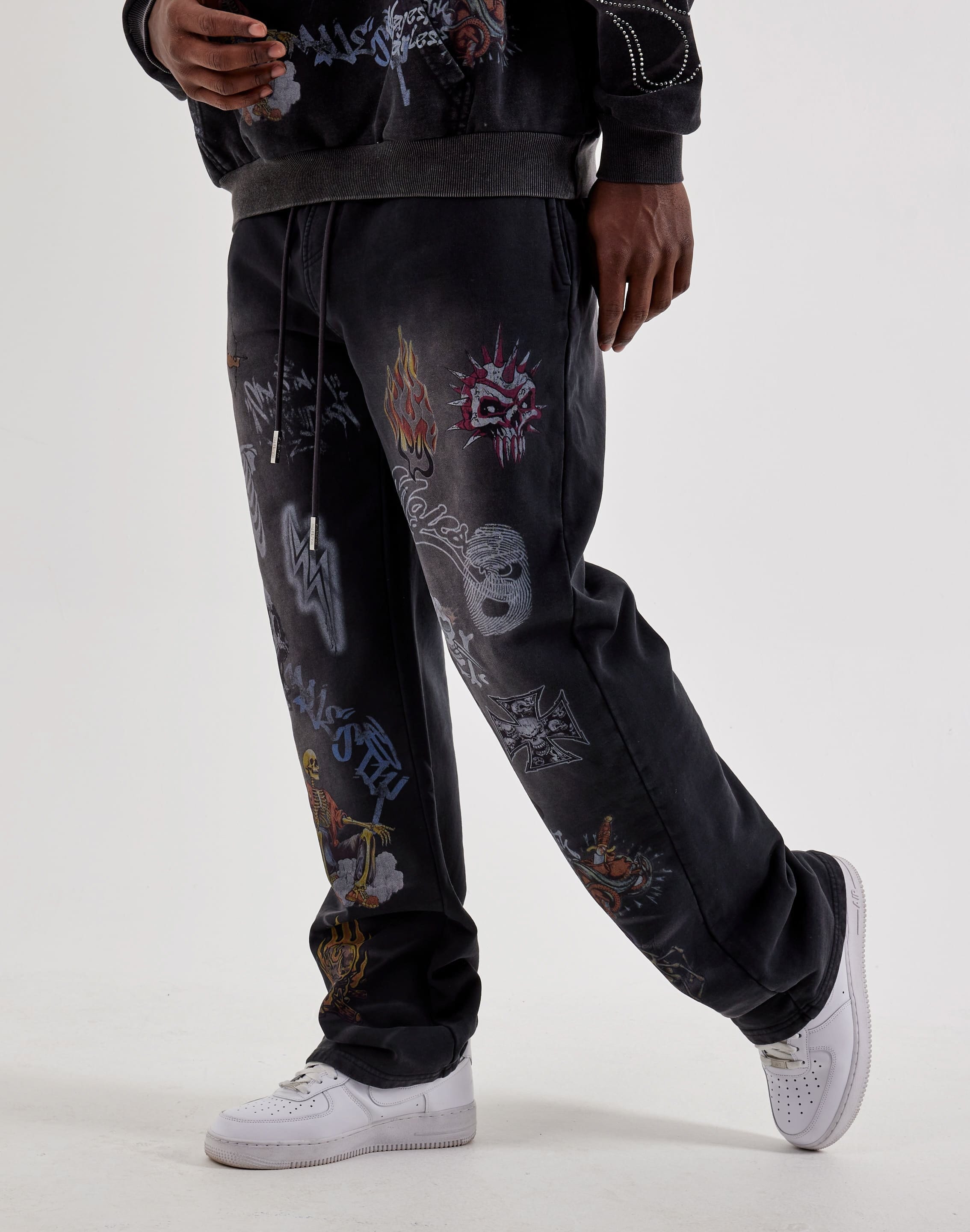 Majestik All - Over Graphic Sweatpants