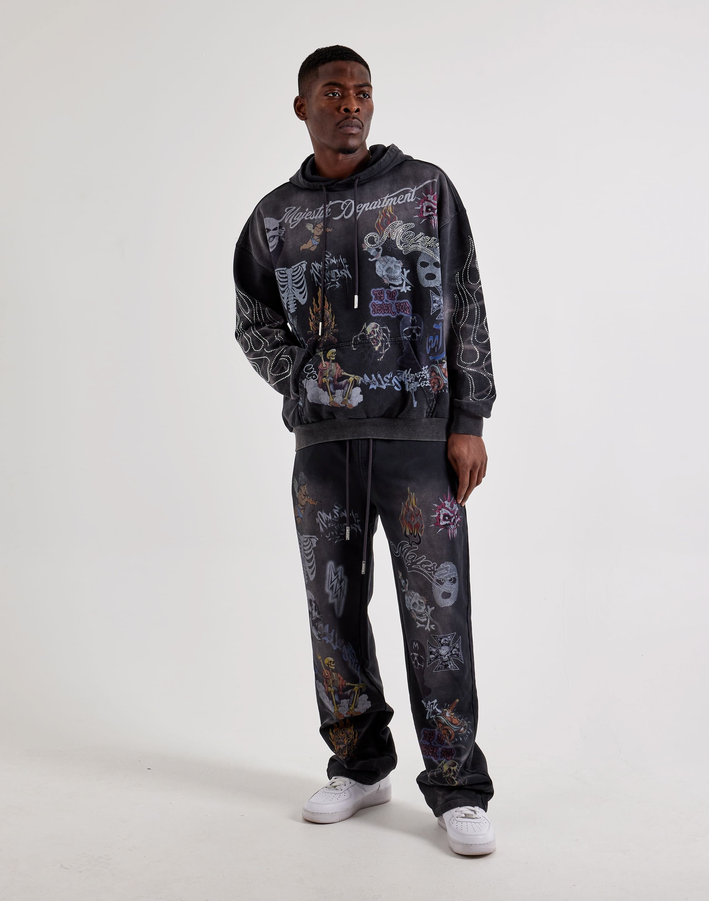 Majestik All - Over Graphic Sweatpants