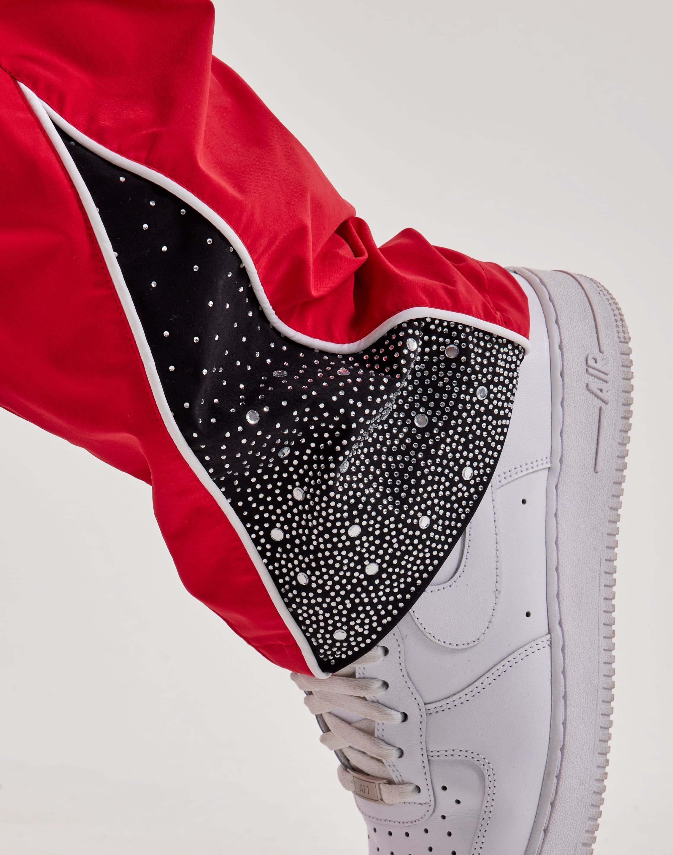 Kindred Clothing Nylon Rhinestone Track Pants