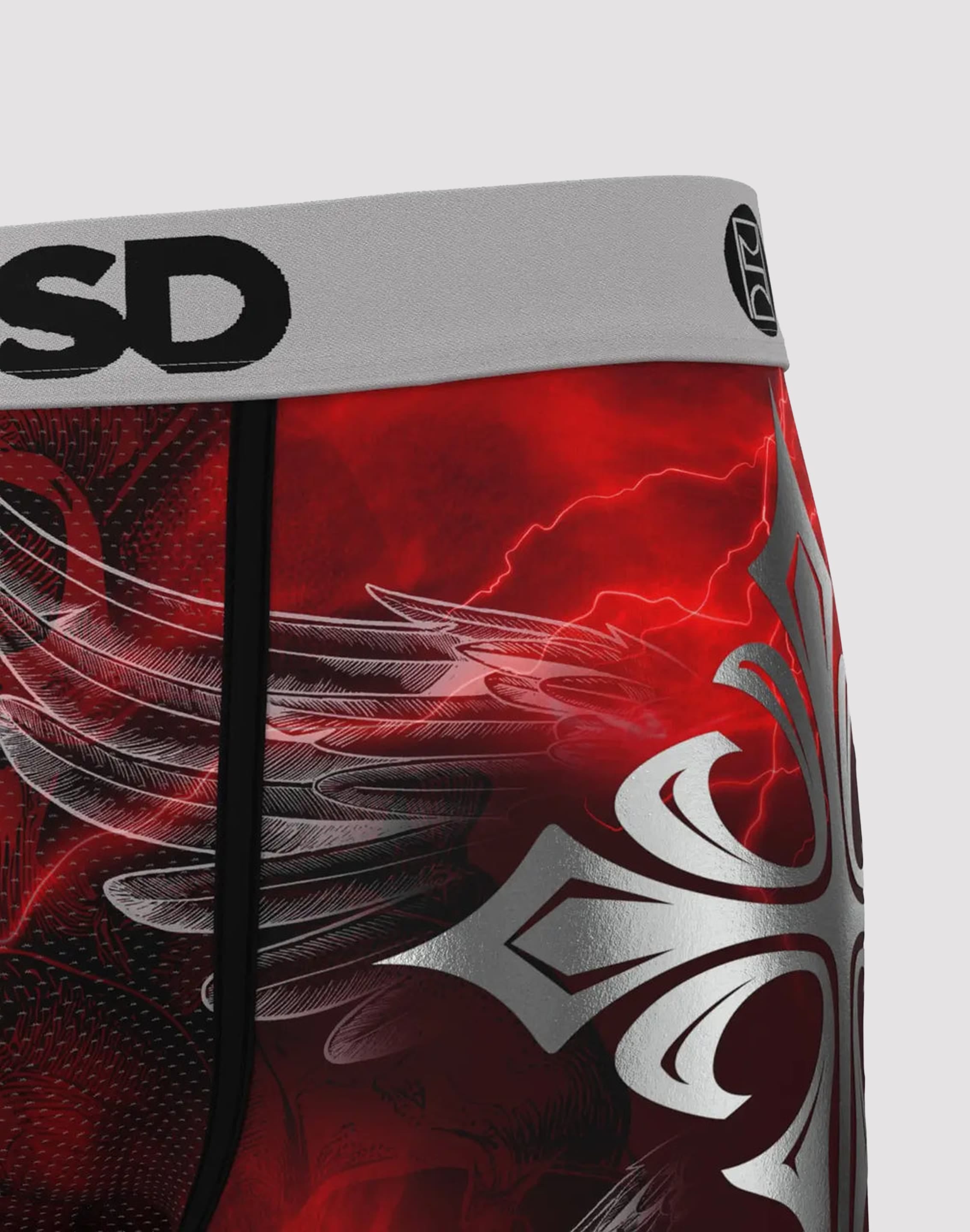 Psd Underwear Silver Wing Boxer Briefs