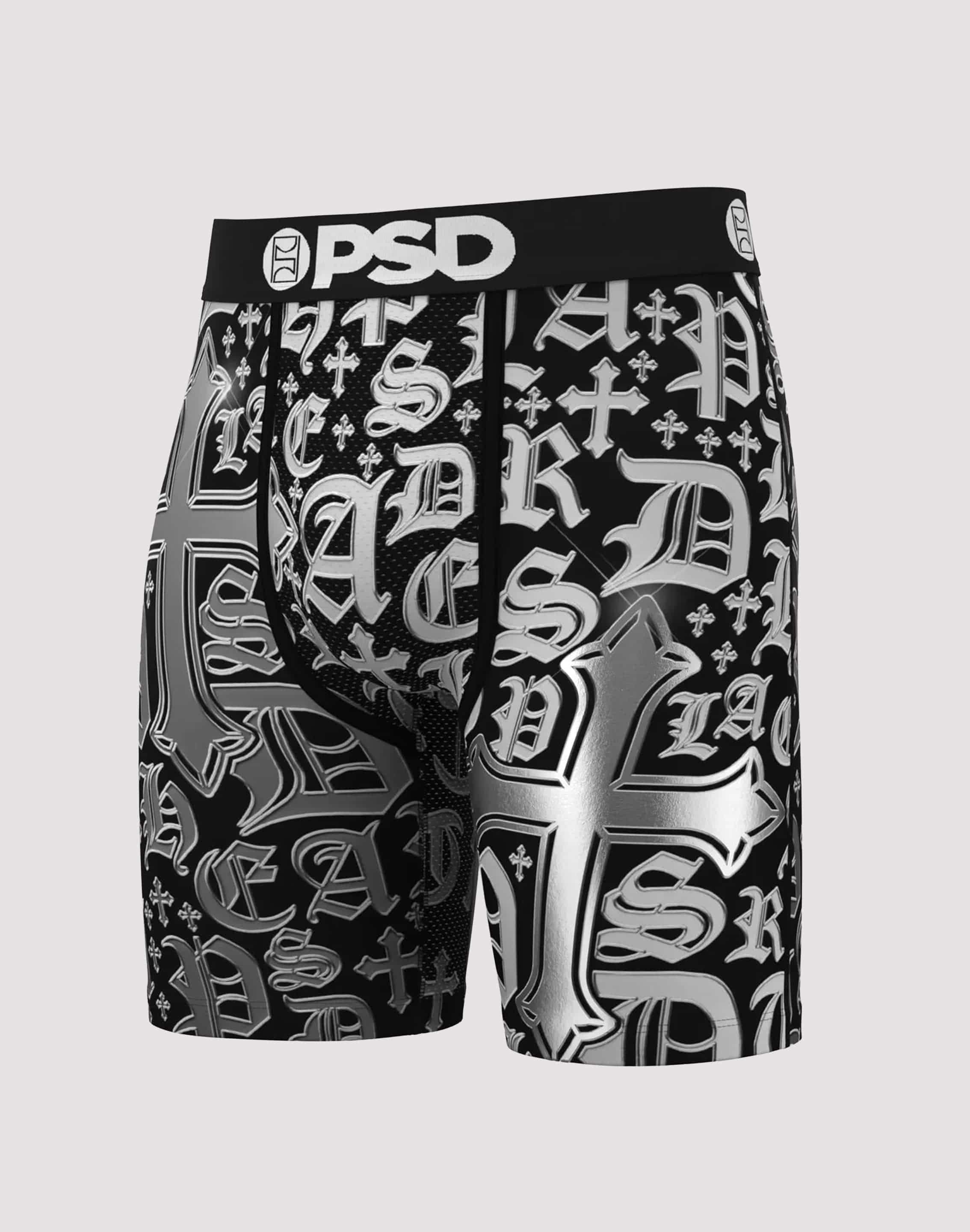 Psd Underwear Chrome Letters Boxer Briefs