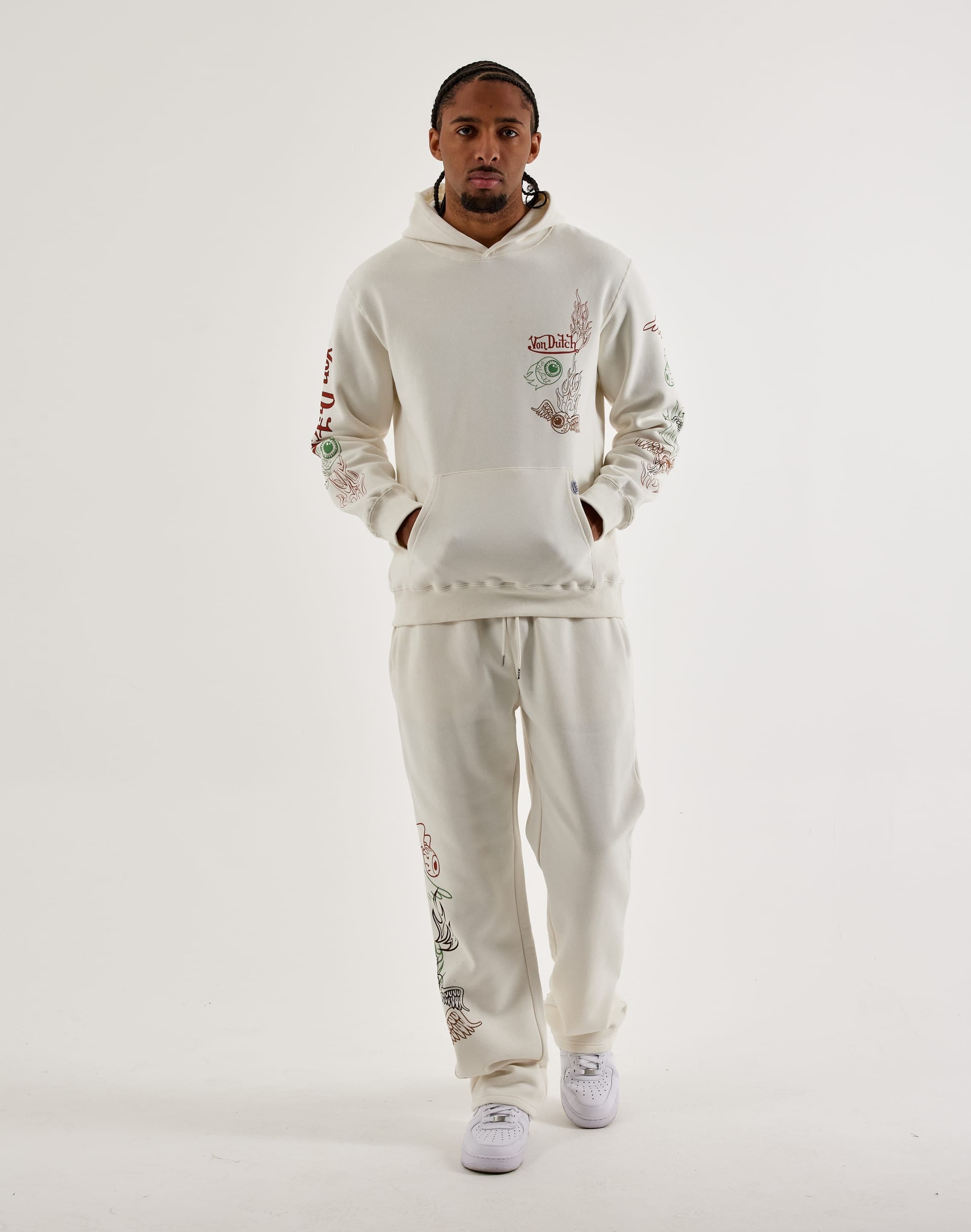 Von Dutch Flying Eye Fleece Sweatpants
