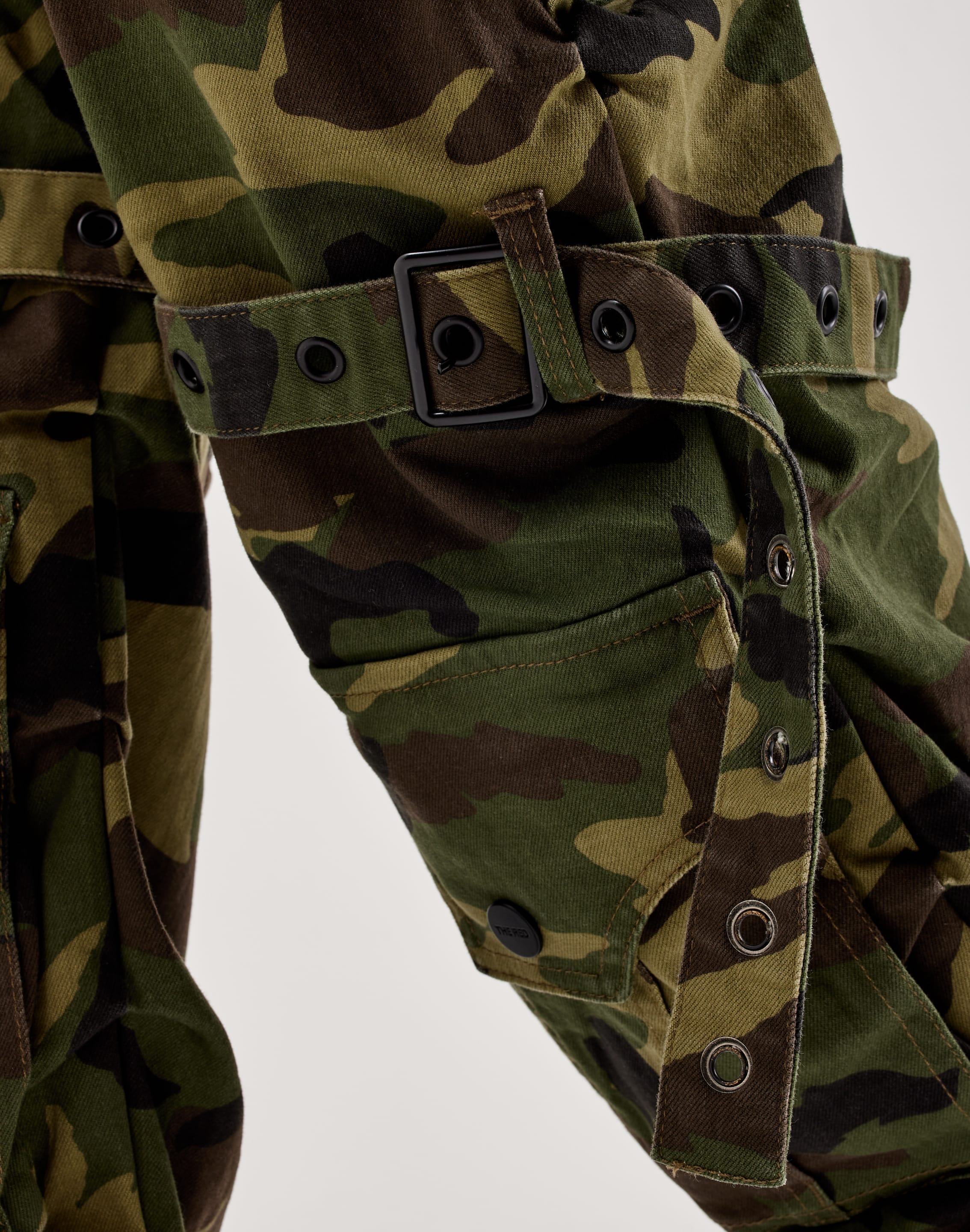 Smoke Rise Woodland Camo Wide - Leg Cargo Pants