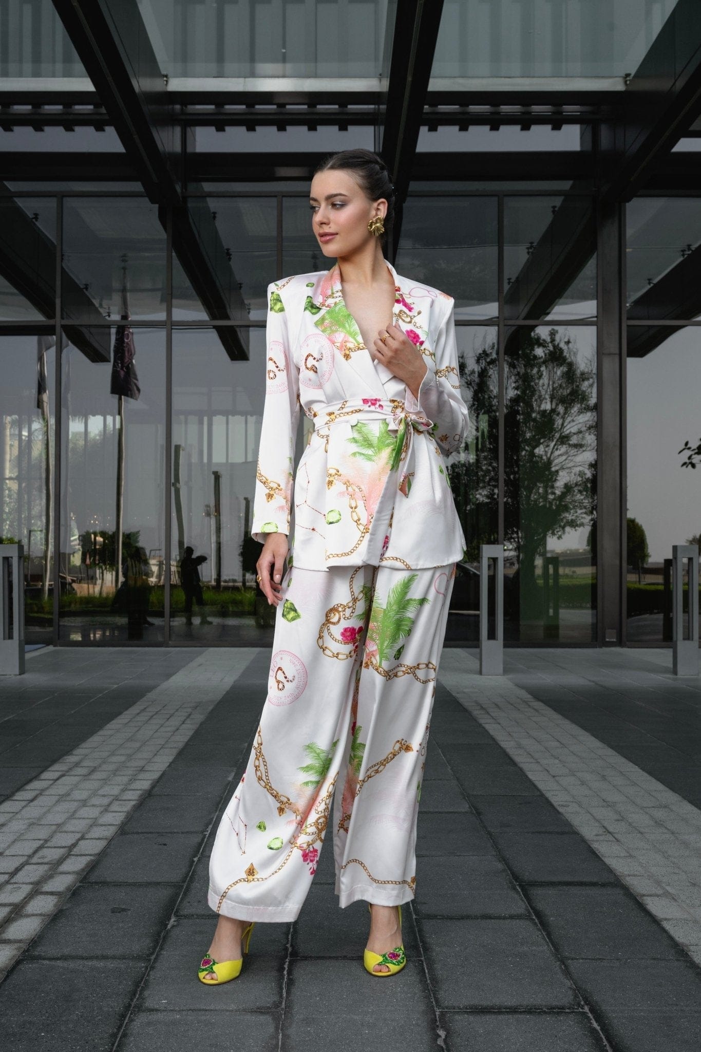 White Hello Trouser Jackomo Off White Astrology Leo |سروال Jackomo