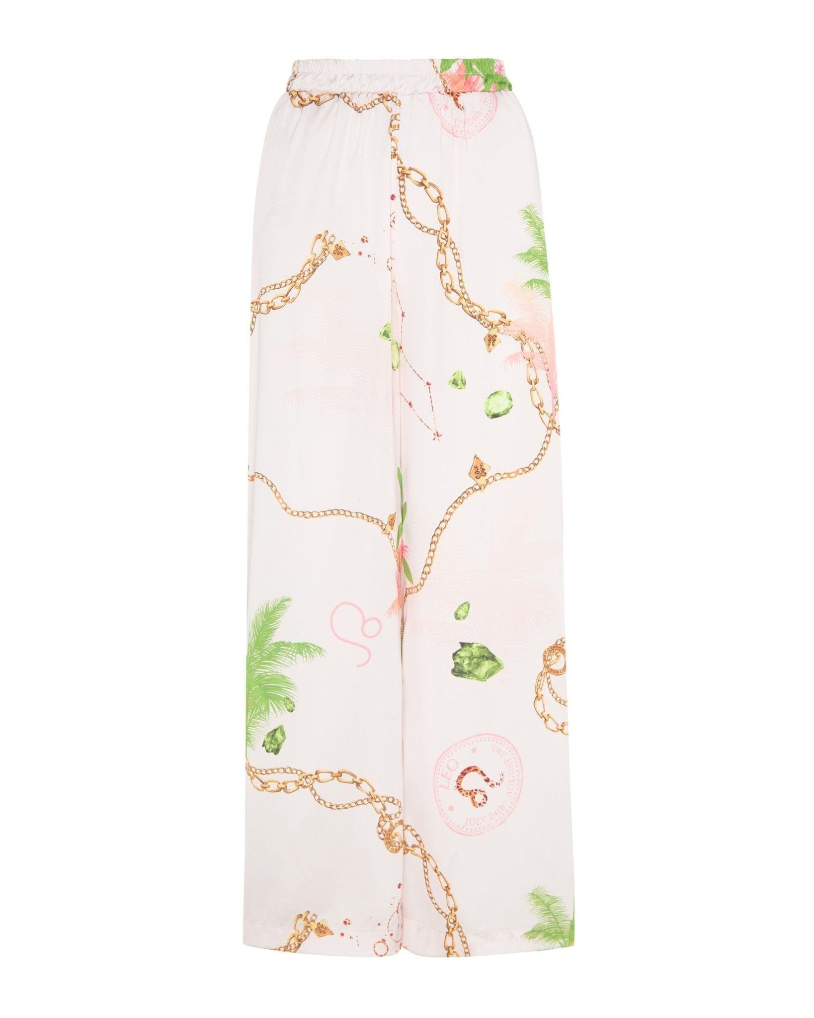 White Hello Trouser Jackomo Off White Astrology Leo |سروال Jackomo