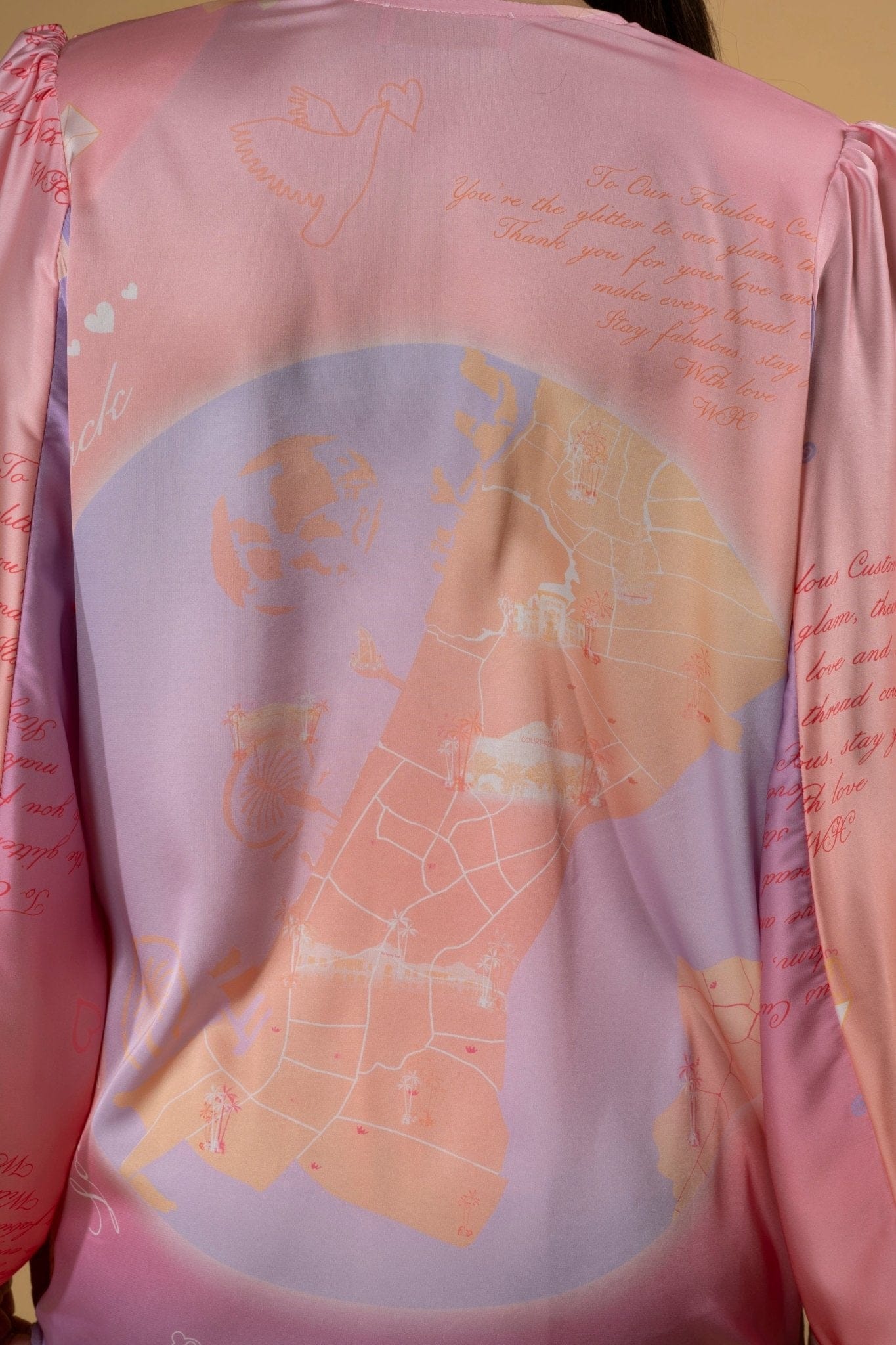 Maison Clad SHIRT CURTIS LOVE LETTER BACK STORY MCL00628