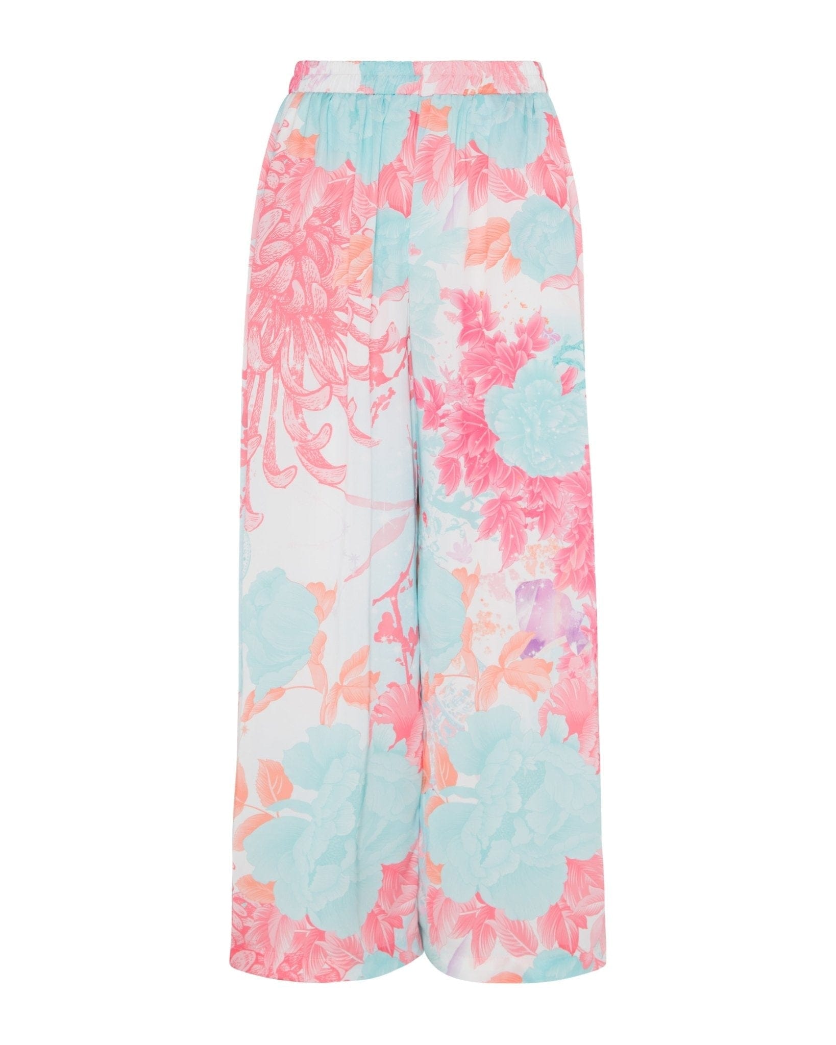 White Hello Trouser Jackomo Astrology Aquarius Mint Red |سروال Jackomo
