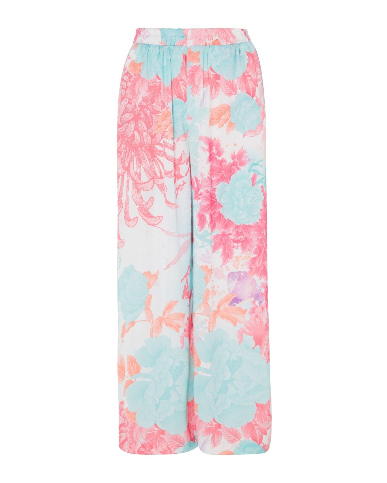 White Hello Trouser Jackomo Astrology Aquarius Mint Red |سروال Jackomo