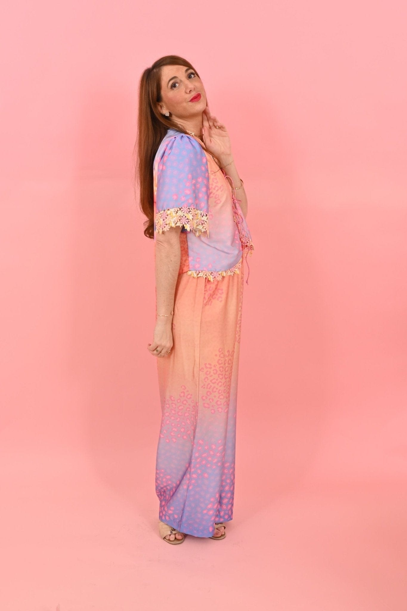 White Hello Trouser Jackomo Leo Gradient|سروال