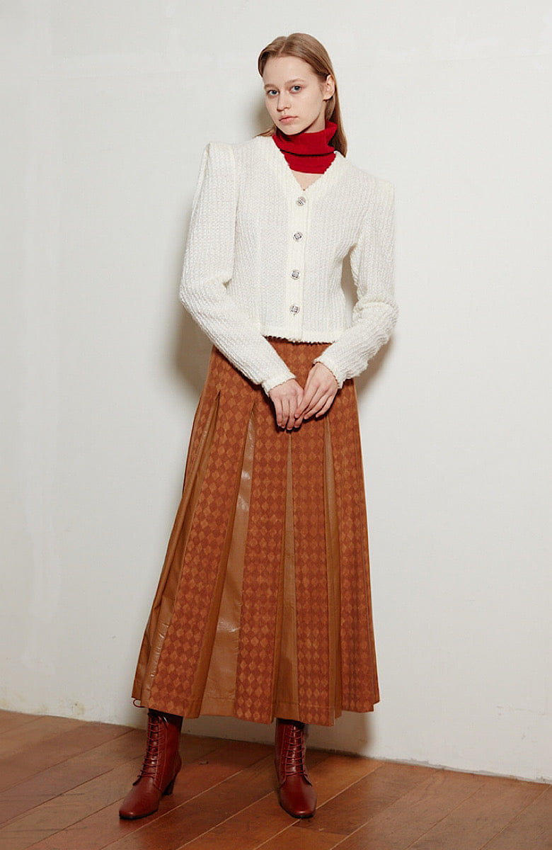 LIE Sangbong PLEATED MAXI SKIRT