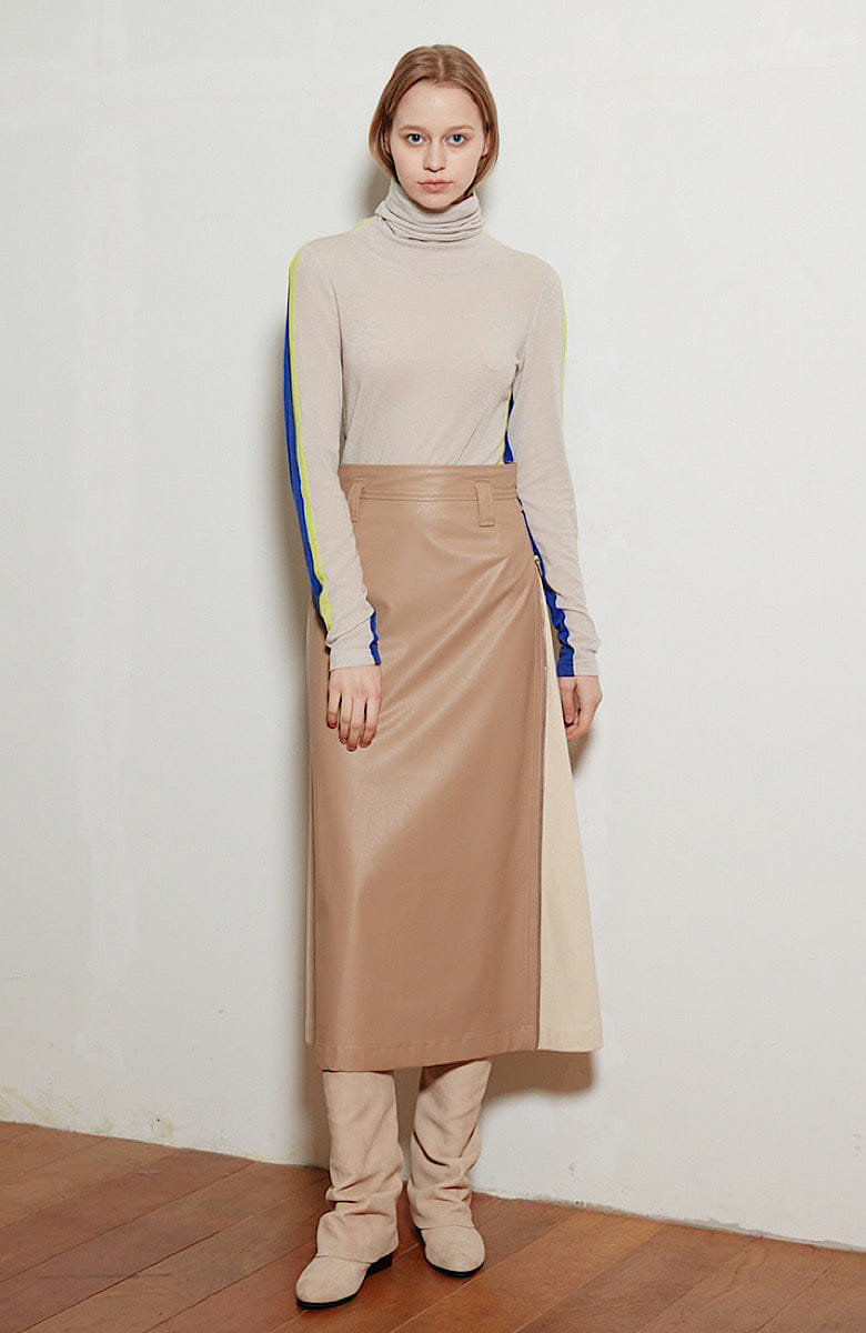 LIE Sangbong MAXI SKIRT WITH SIZE ZIPPERS