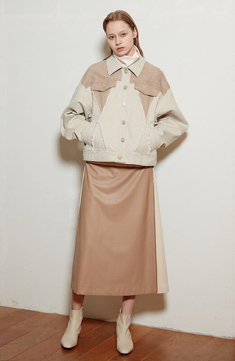 LIE Sangbong MAXI SKIRT WITH SIZE ZIPPERS