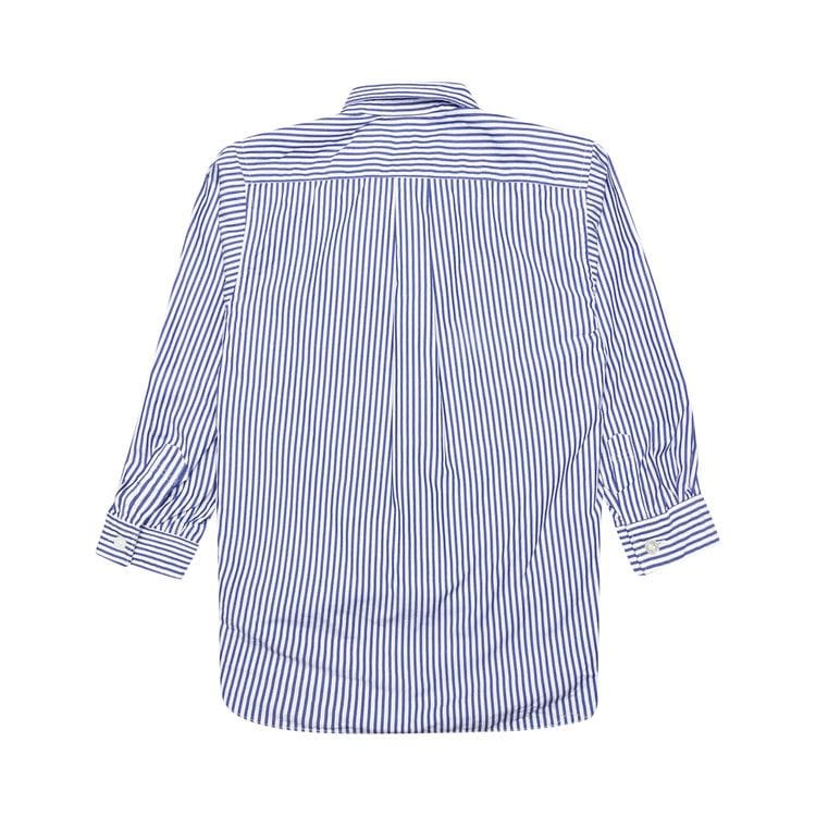 Comme des Garçons PLAY Long-Sleeve Striped Shirt White/Blue