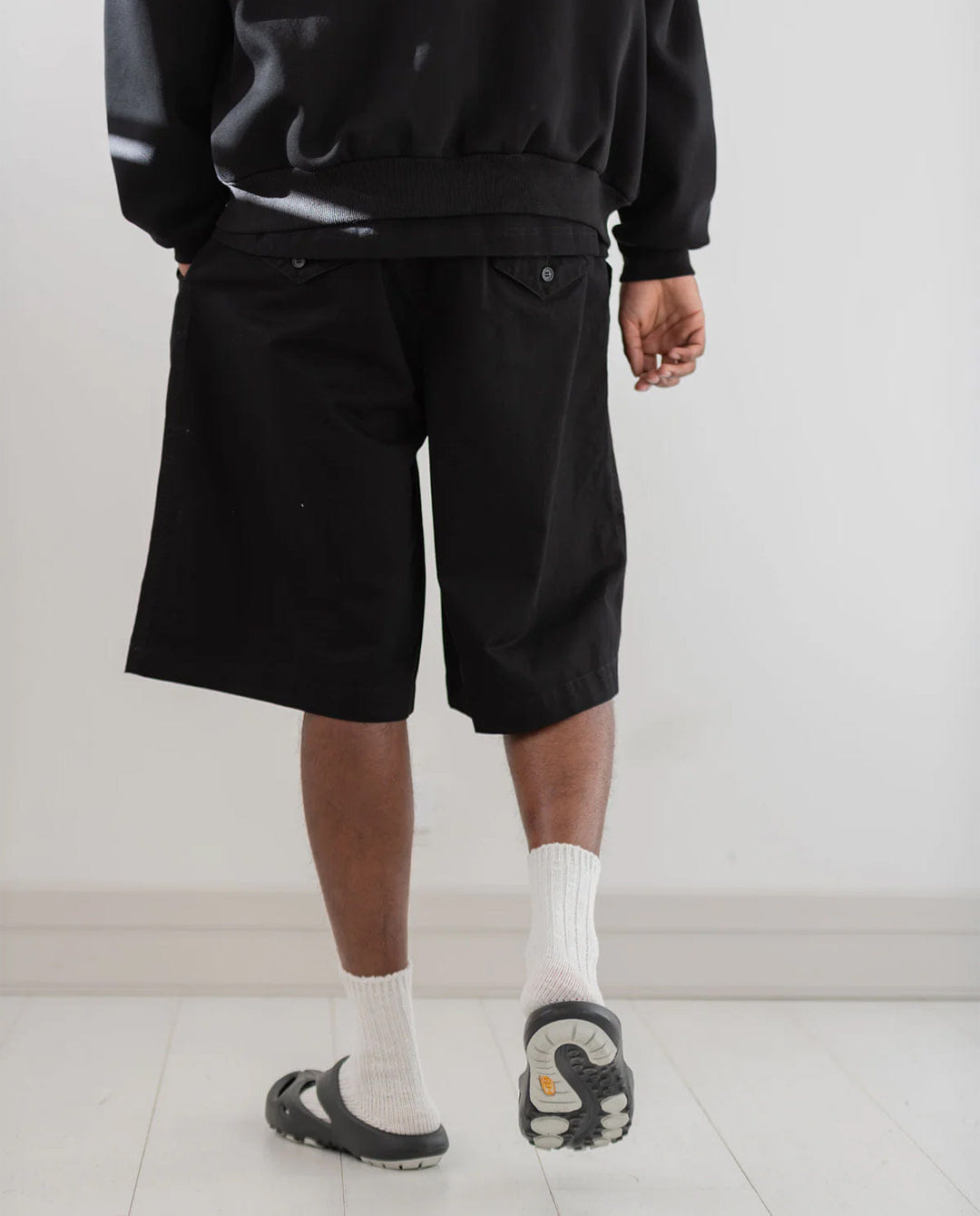 Checks Downtown - Hakama Shorts - Black